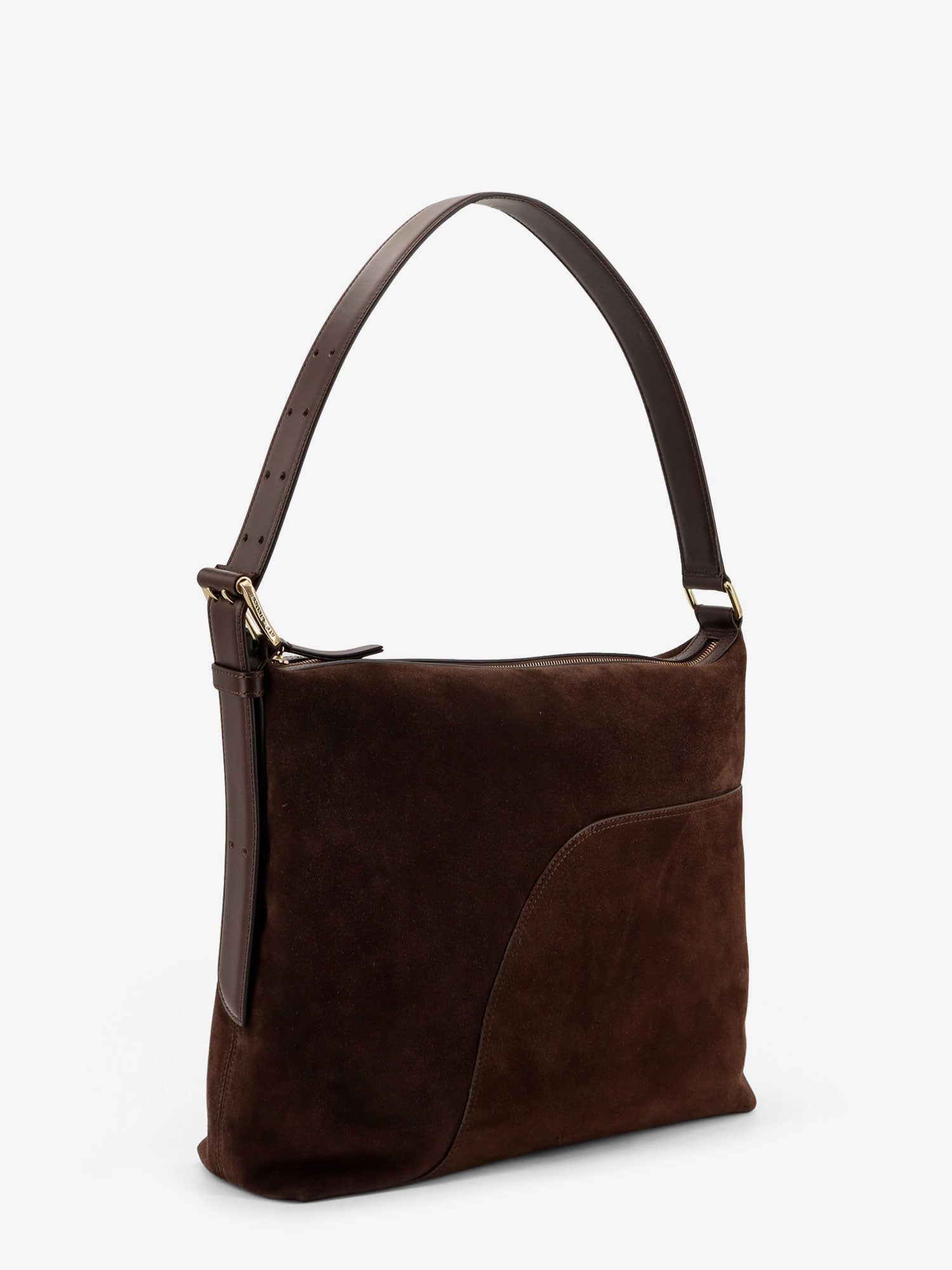 Bassano suede shoulder bag