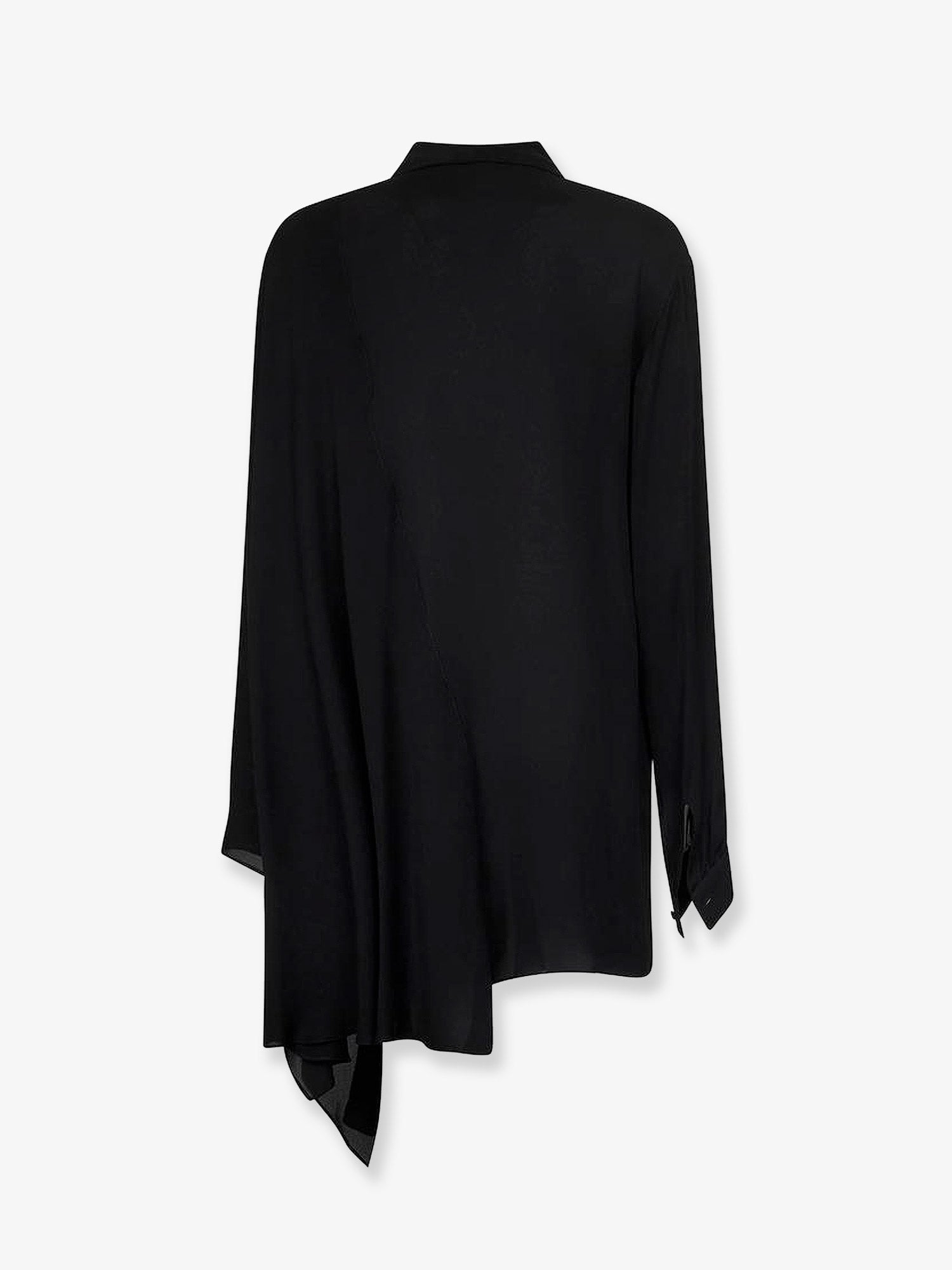 Silk shirt with bow