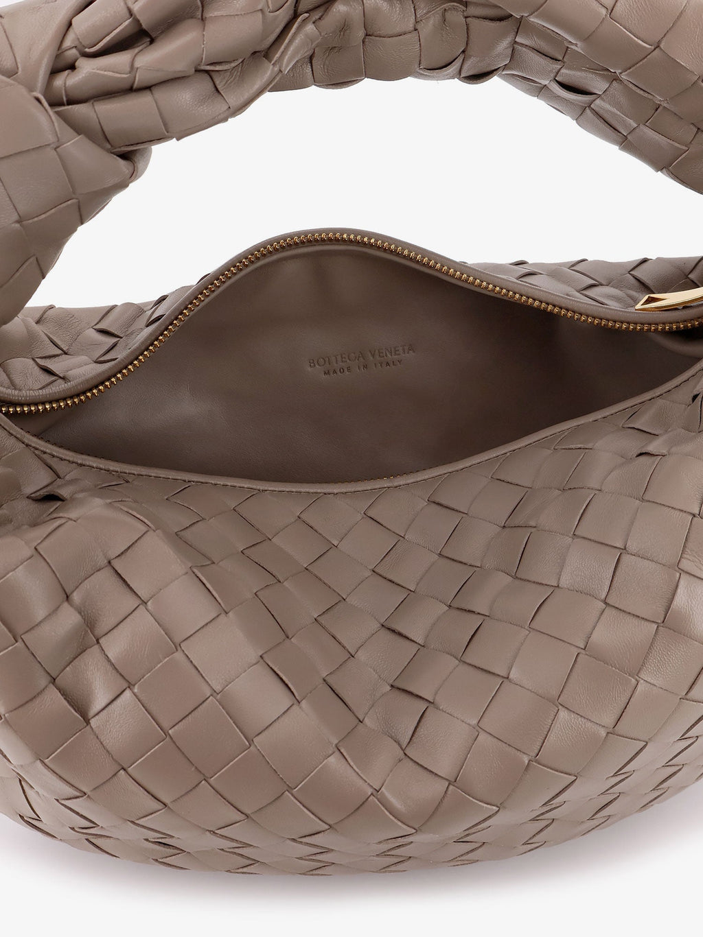 Jodie Small leather handbag with Intrecciato motif