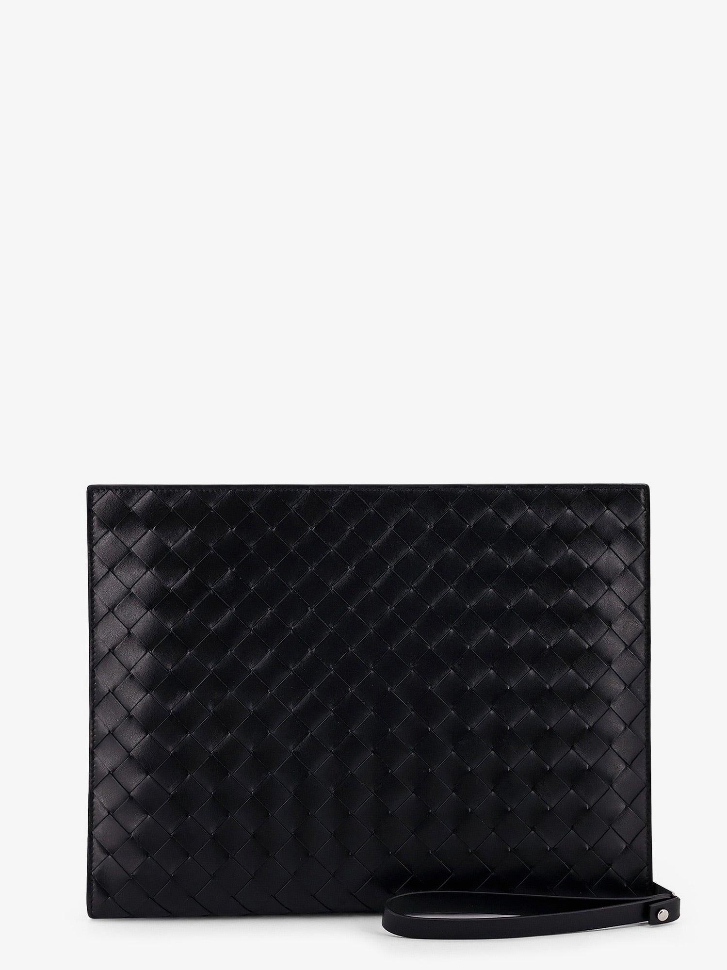 Avenue leather document case with Intrecciato motif
