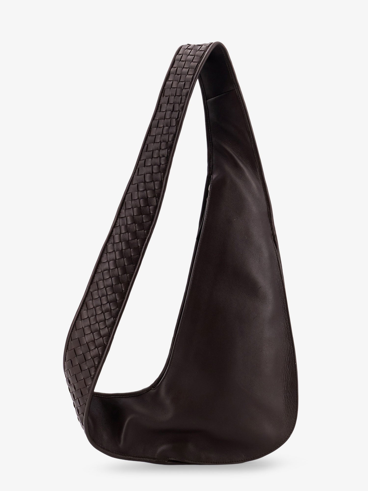 Sling Veneto Intrecciato leather crossbody bag