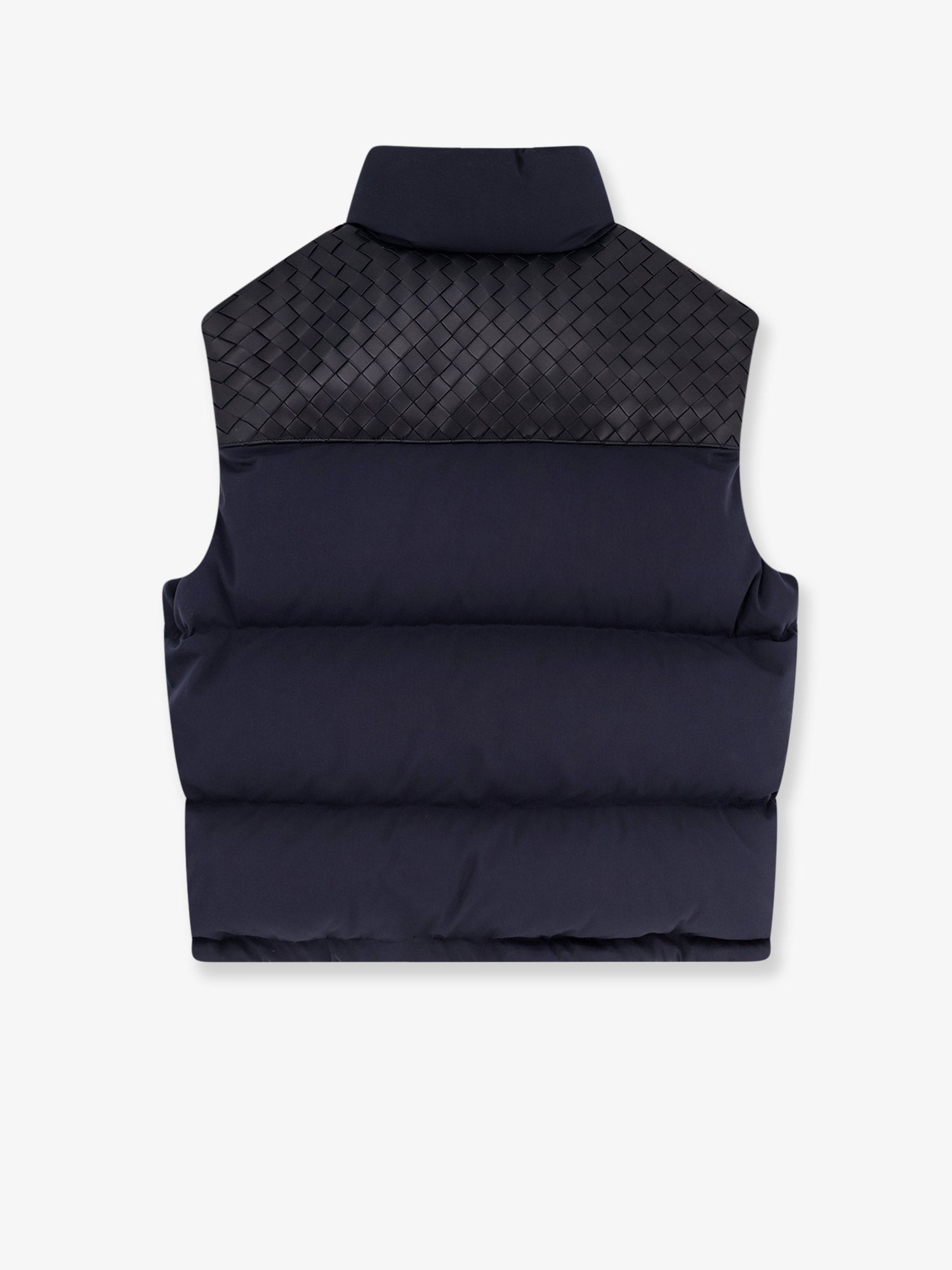 Cotton blend sleeveless jacket