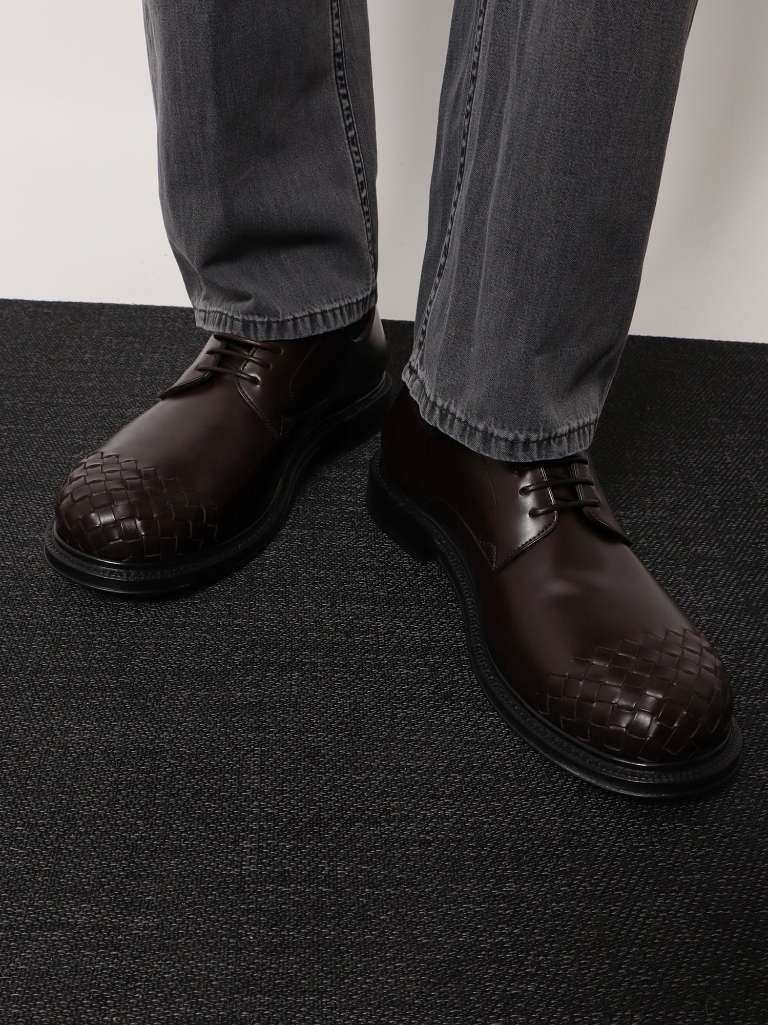 James leather lace-up shoe
