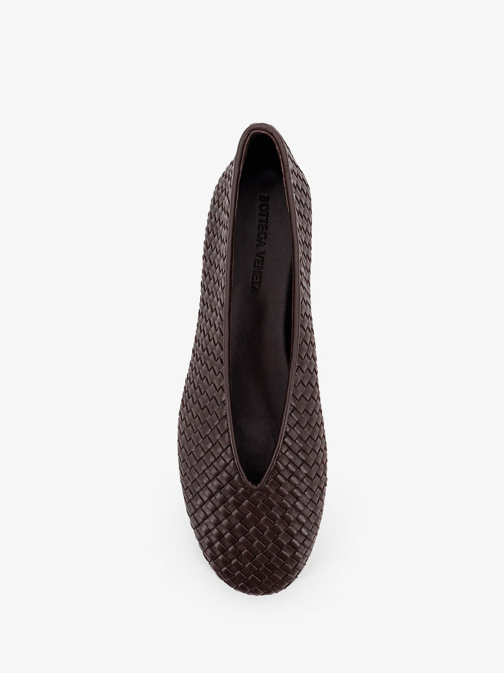 Rosa woven leather ballerinas