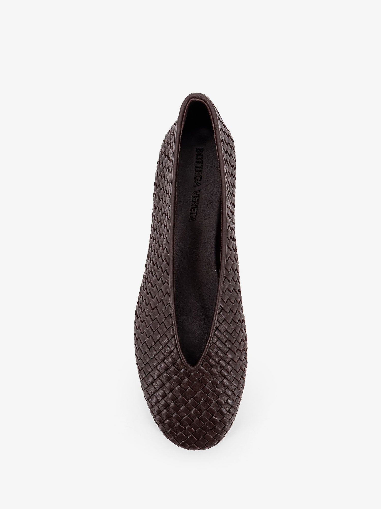 Rosa woven leather ballerinas