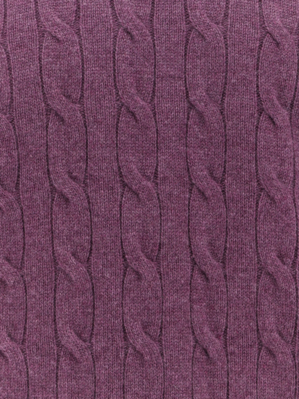 Cable knit cashmere sweater