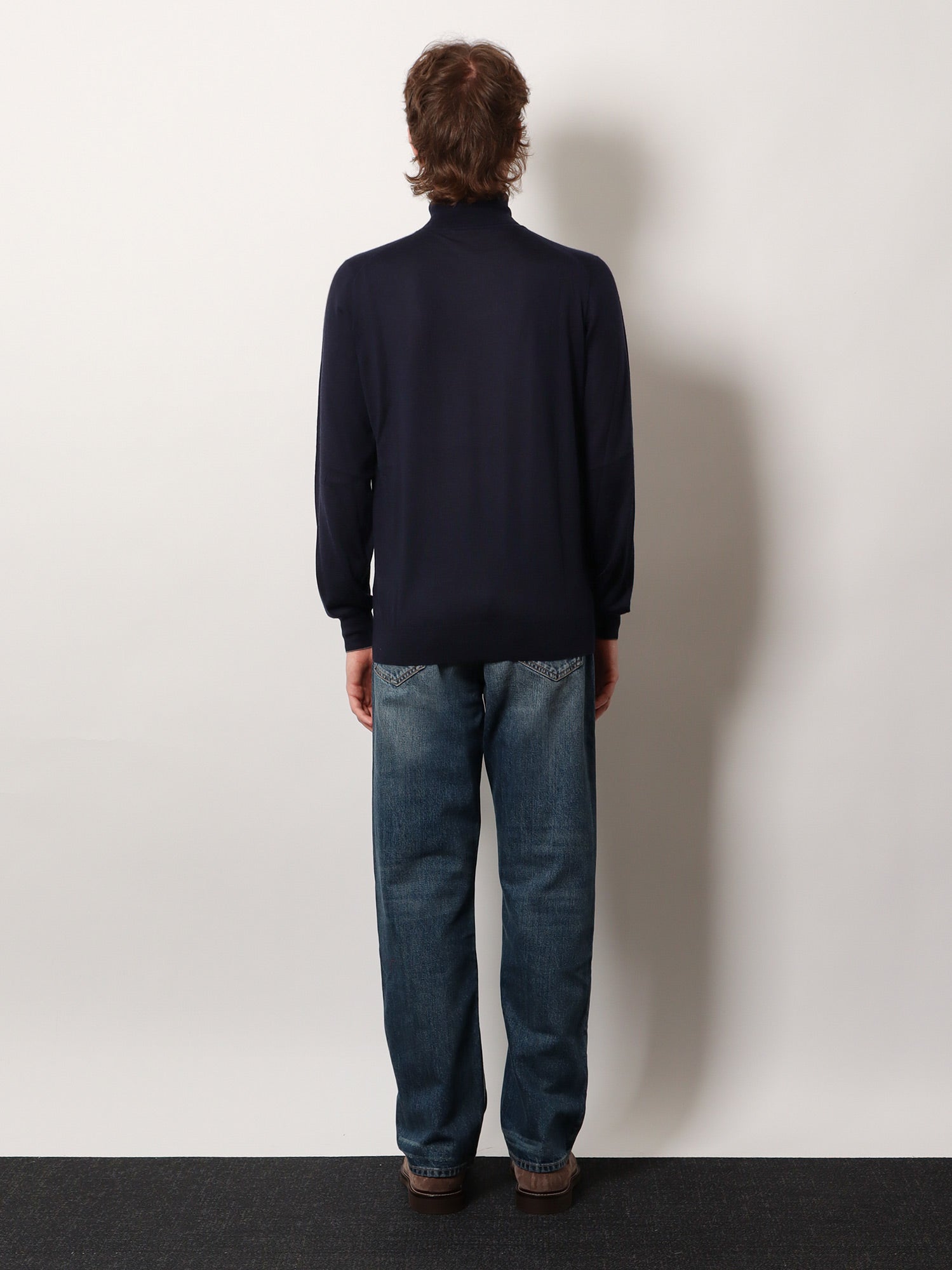 Cashmere and silk turtleneck