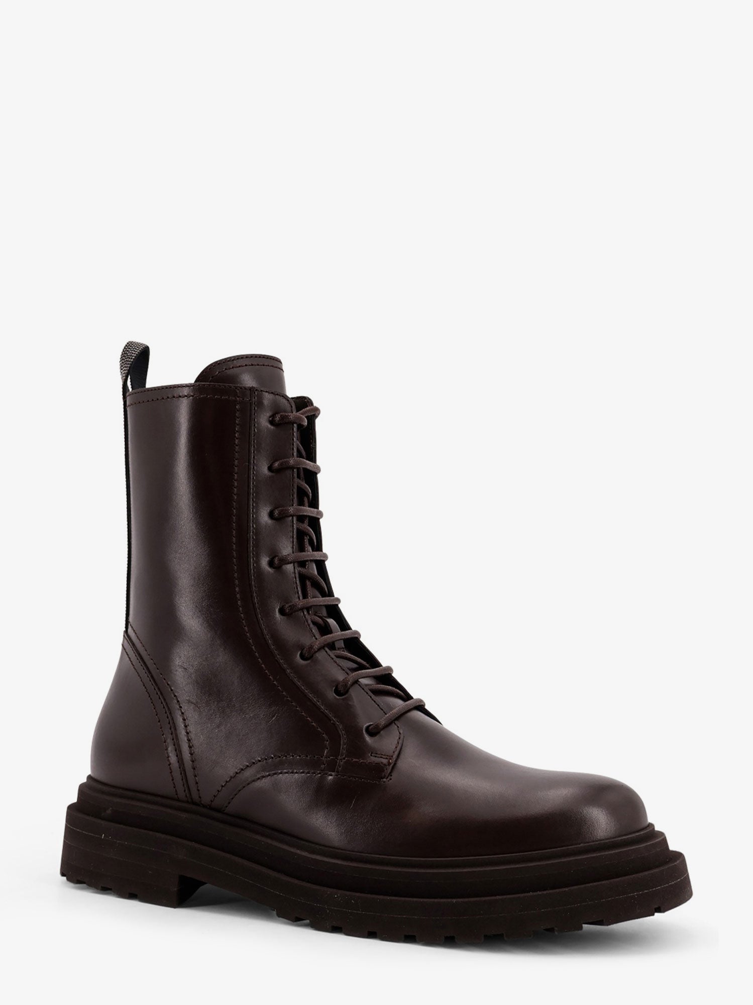 Leather ankle boots