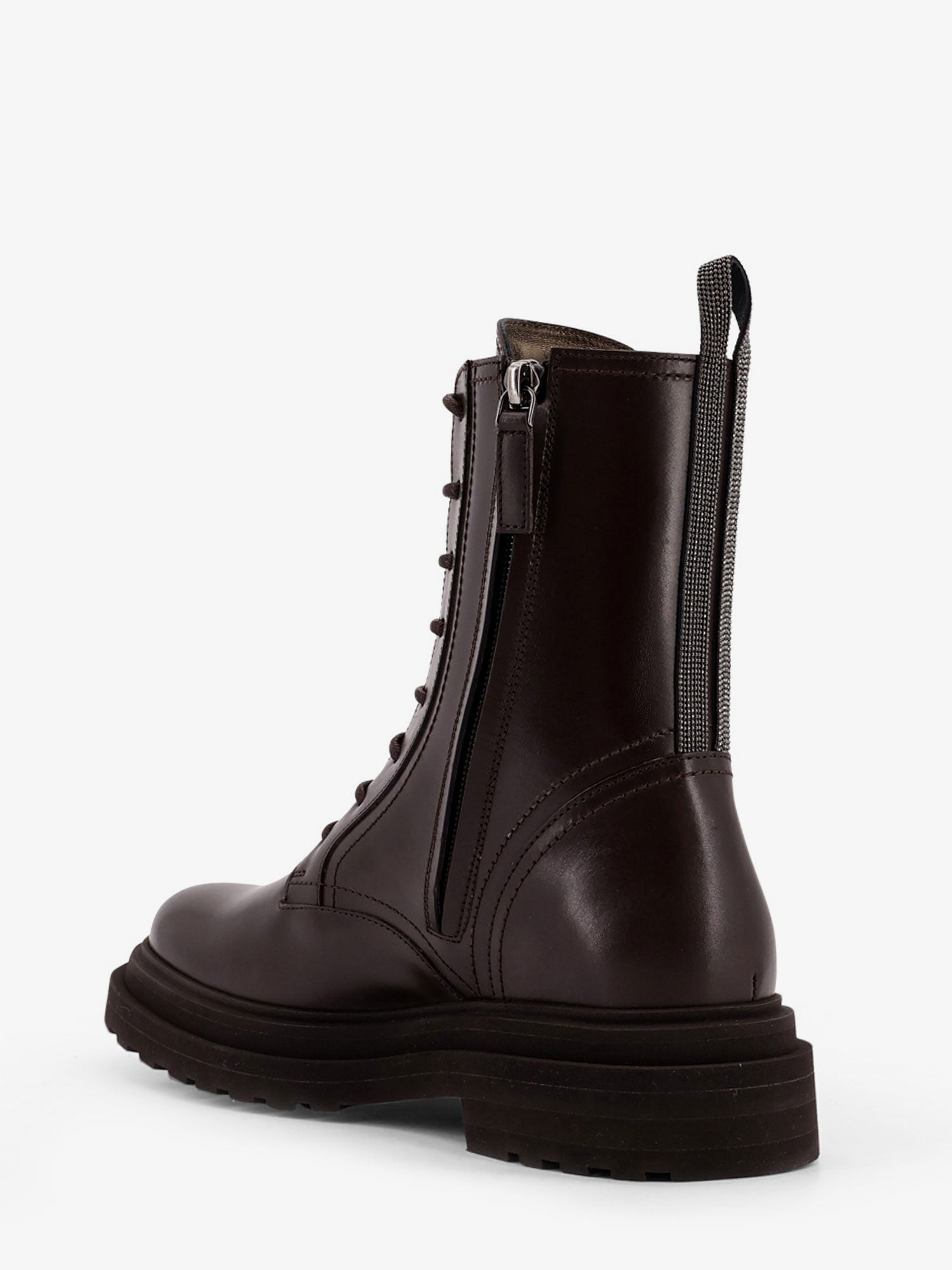 Leather ankle boots
