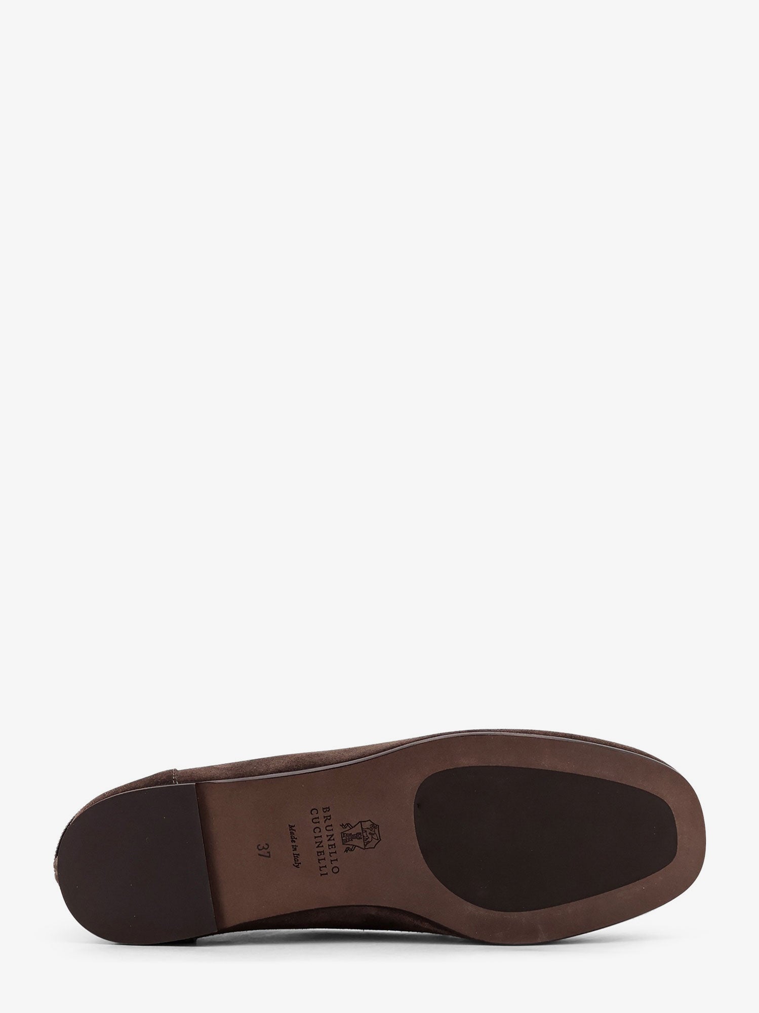 Suede loafers with Monili detail