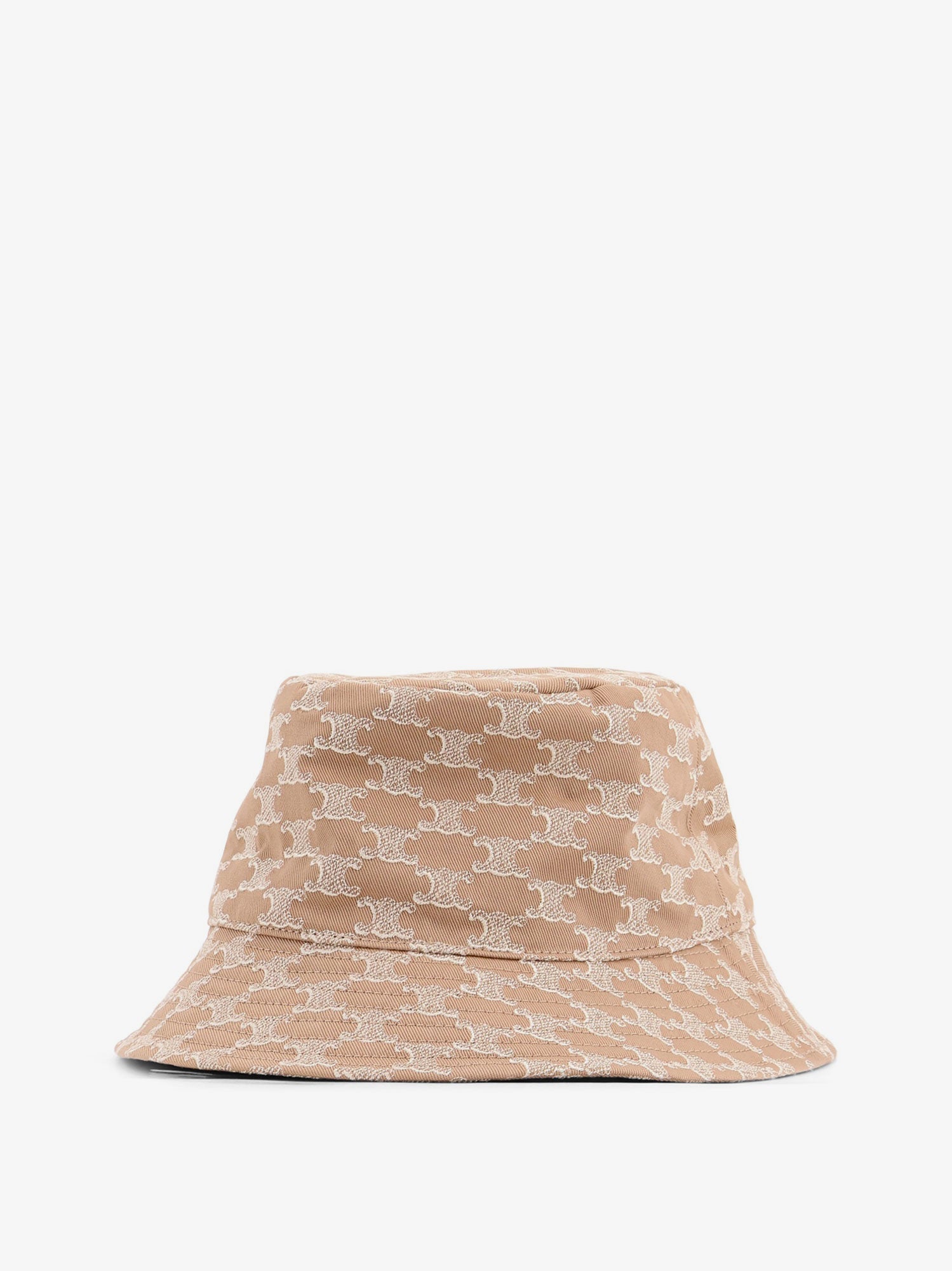 Cotton hat with Triomphe logo all-over