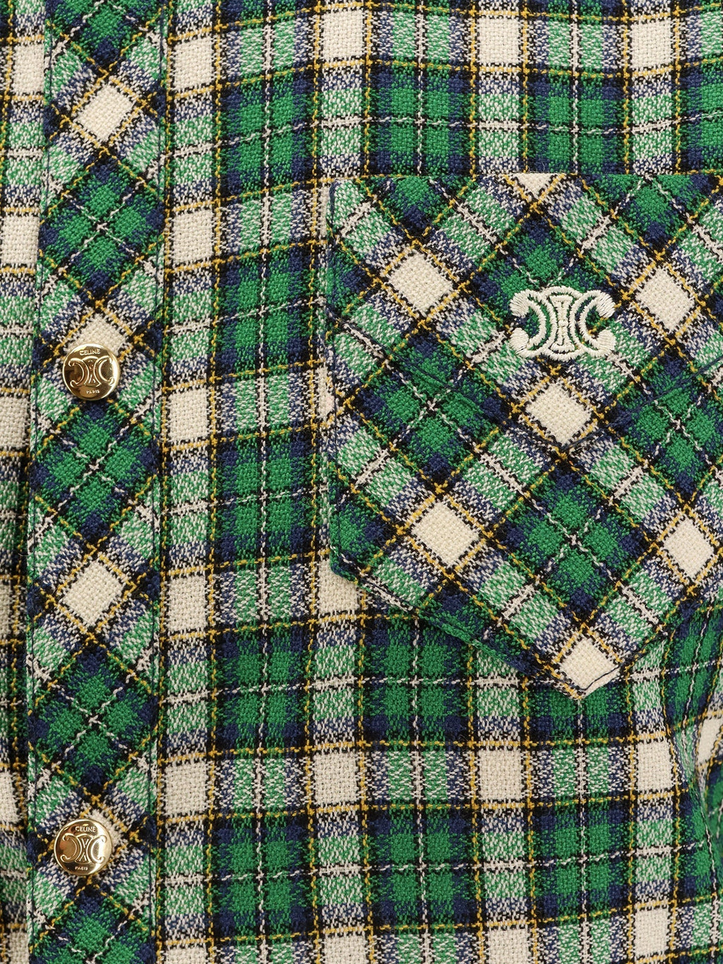 Tartan wool mini dress