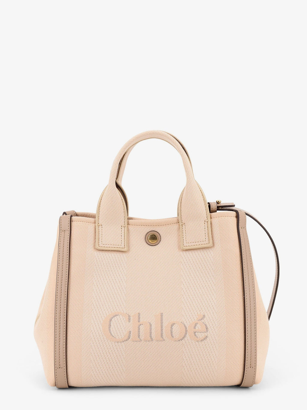 Borsa a tracolla Chloé Carry in canvas