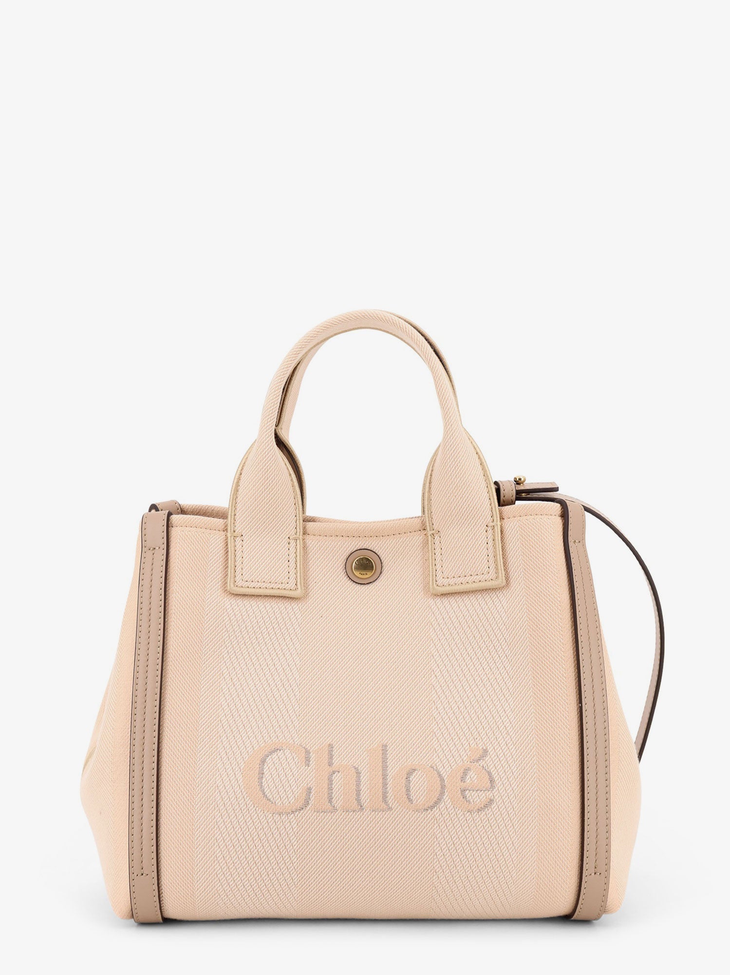 Borsa a tracolla Chloé Carry in canvas