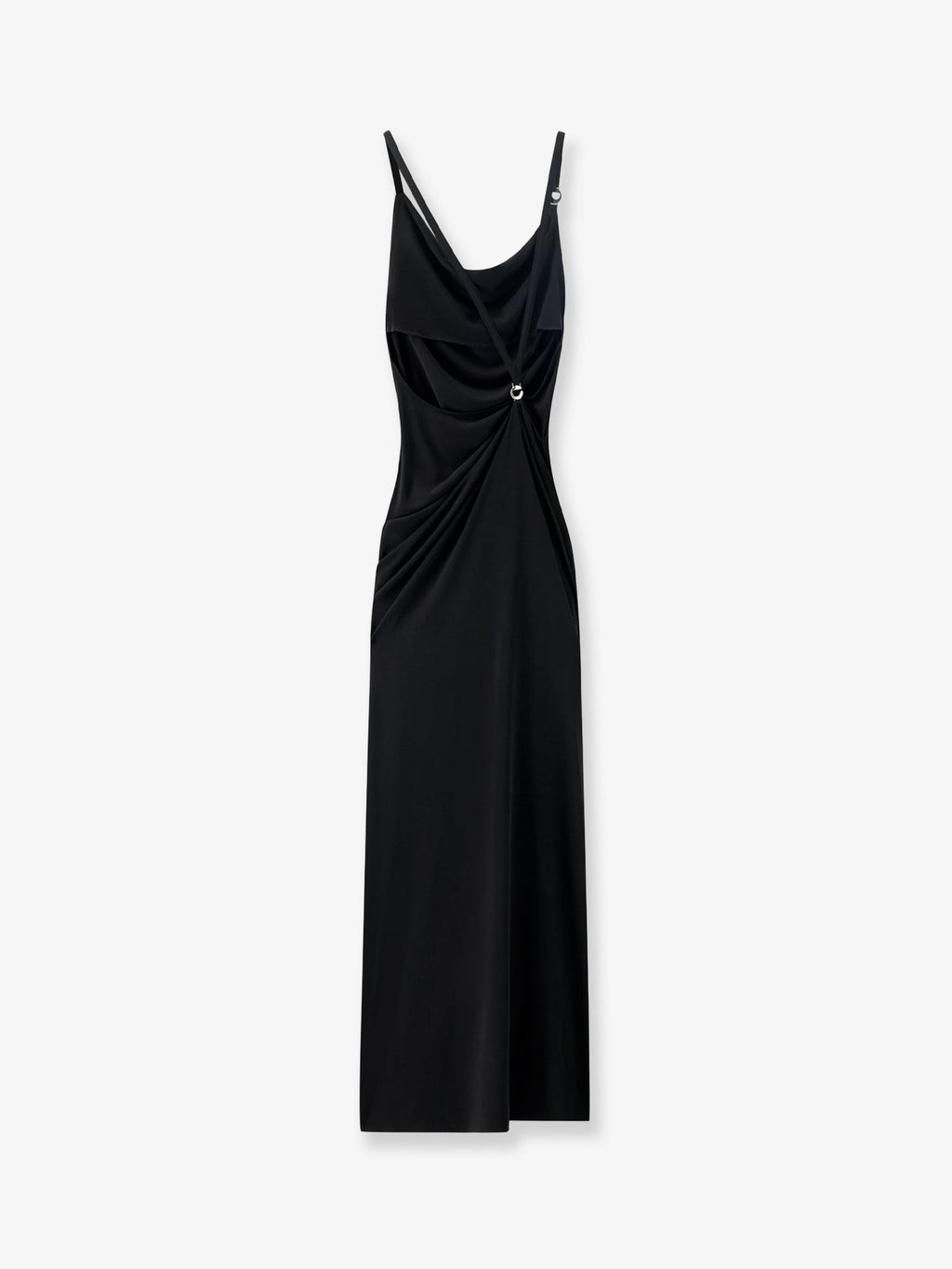 Stretch fabric long dress
