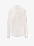 Shirt with oblique closure