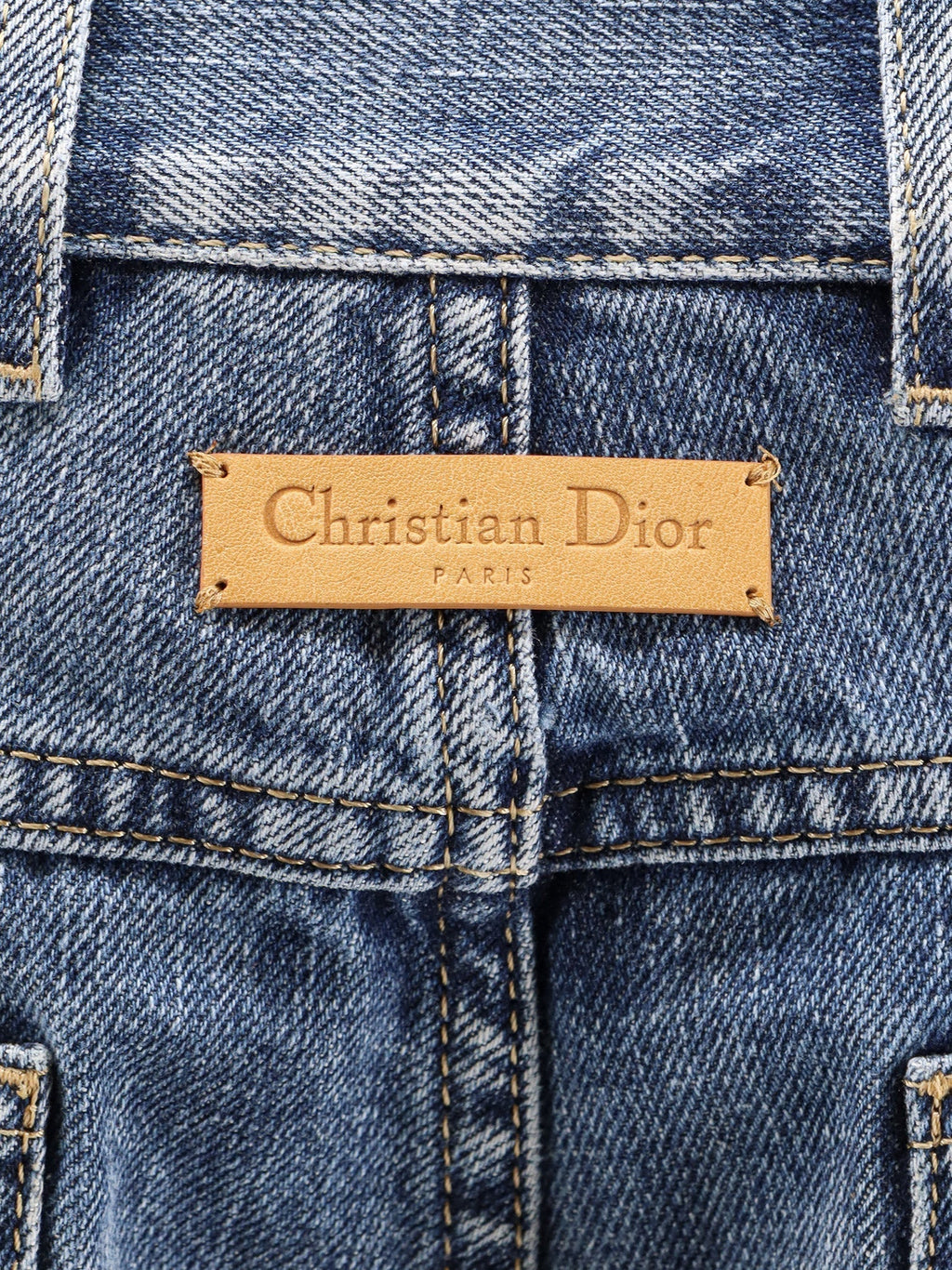 Regular Fit stone-washed denim jeans