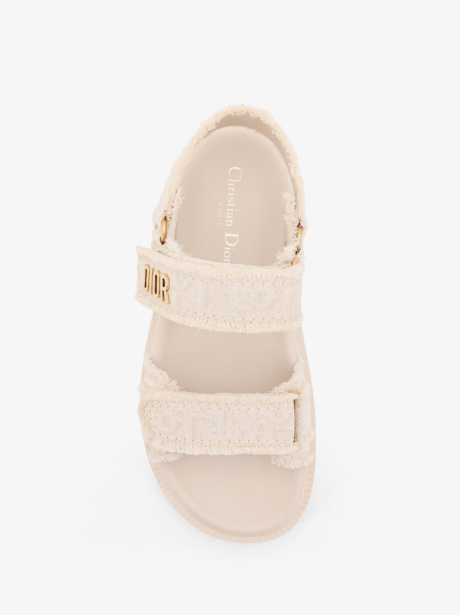 Dioract fabric sandals with Dior Oblique motif