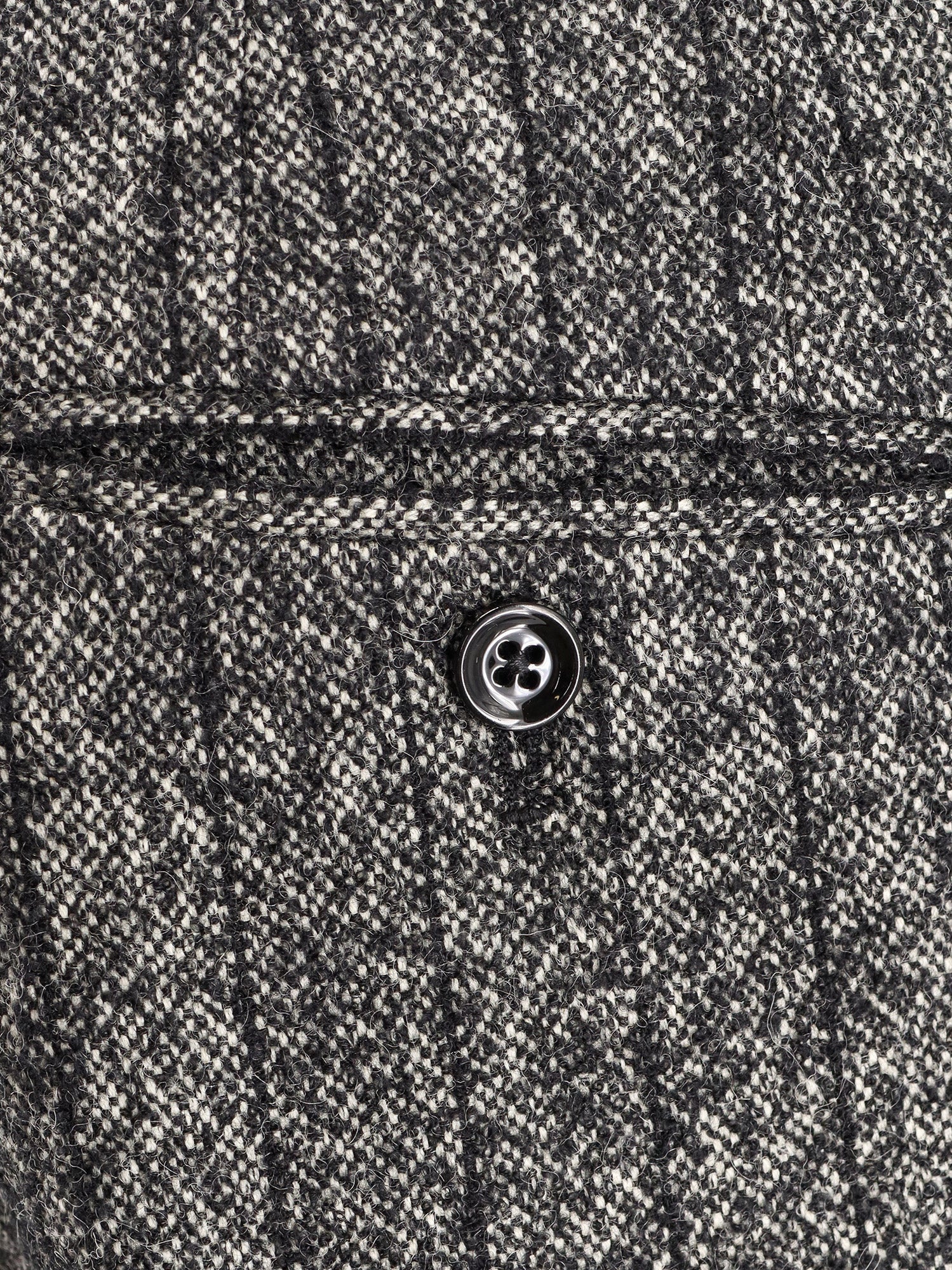 Striped wool blend trousers