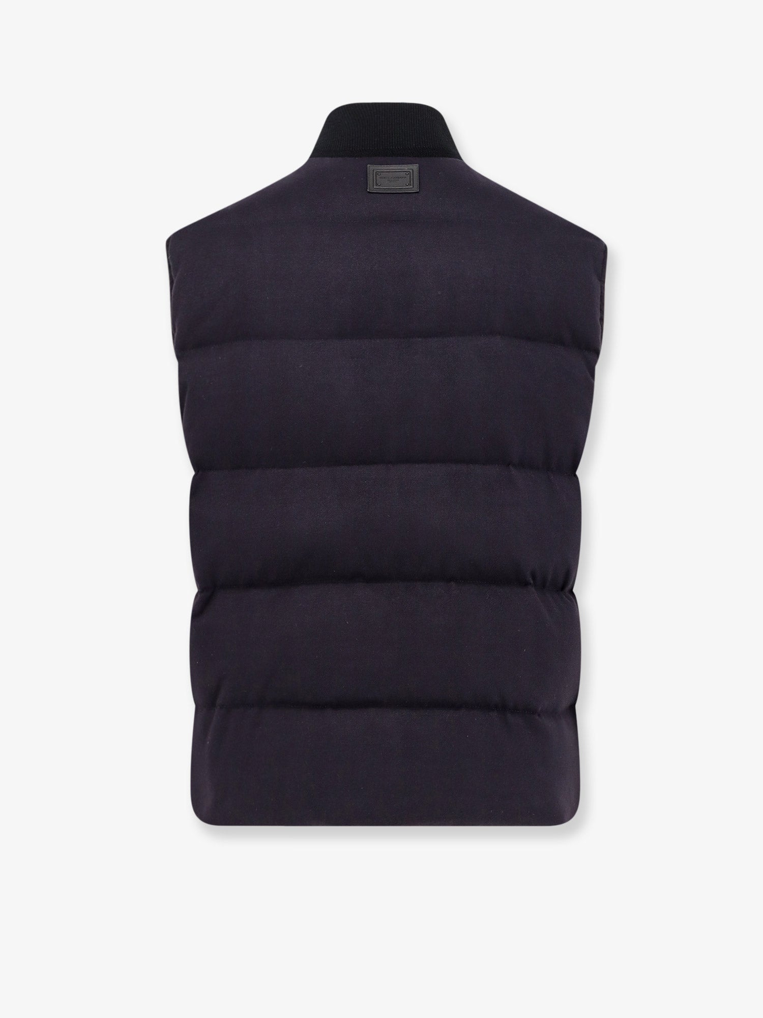 Sleeveless jacket in cotton and viscose