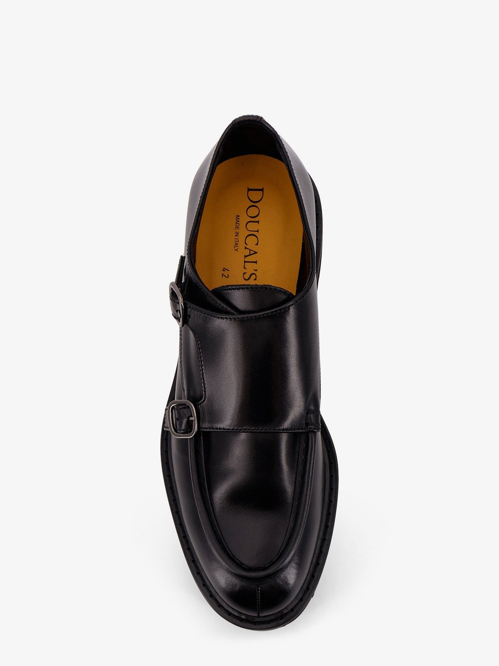 Double Buckle leather shoe