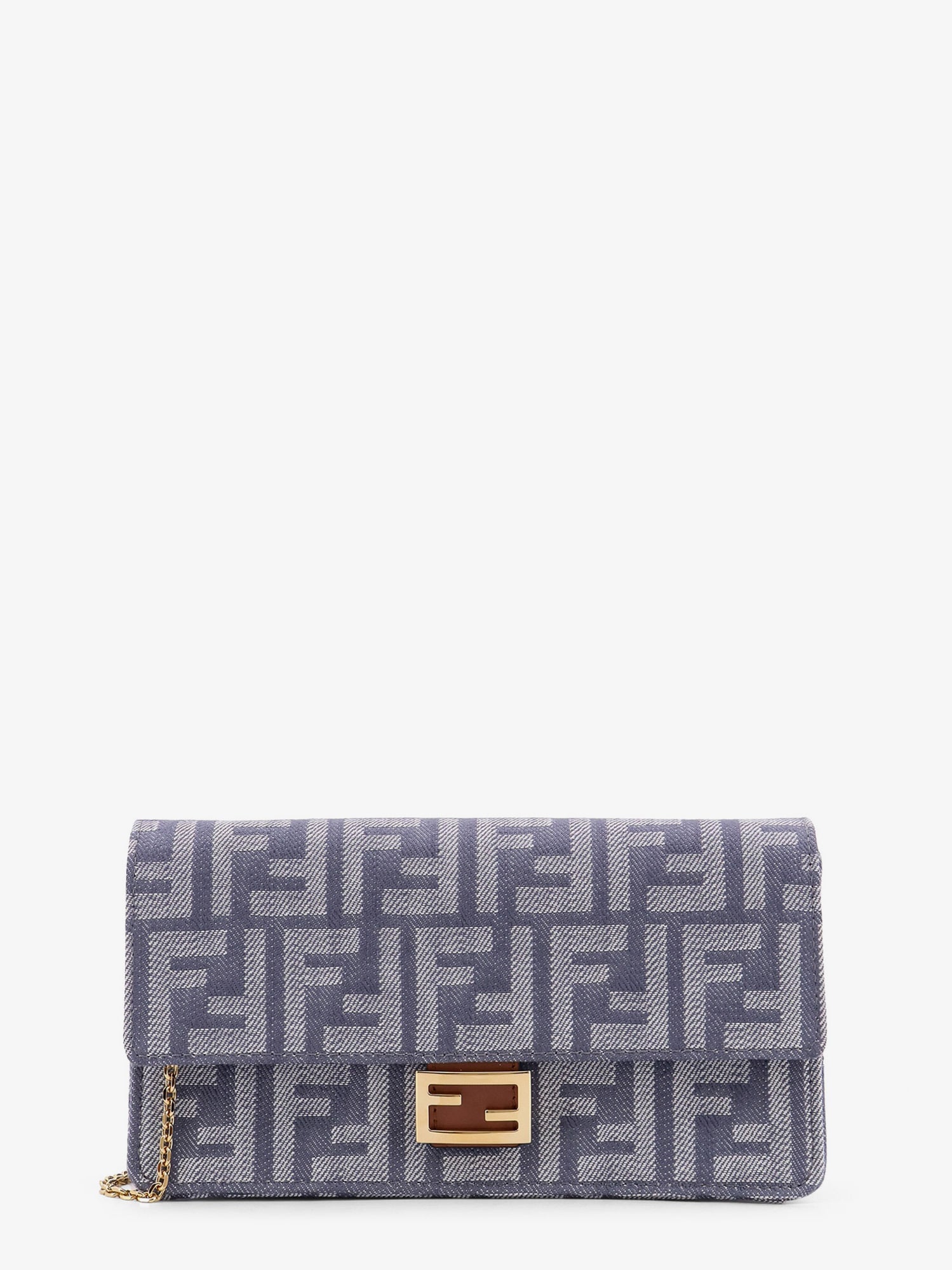 Wallet on chain Baguette shoulder bag