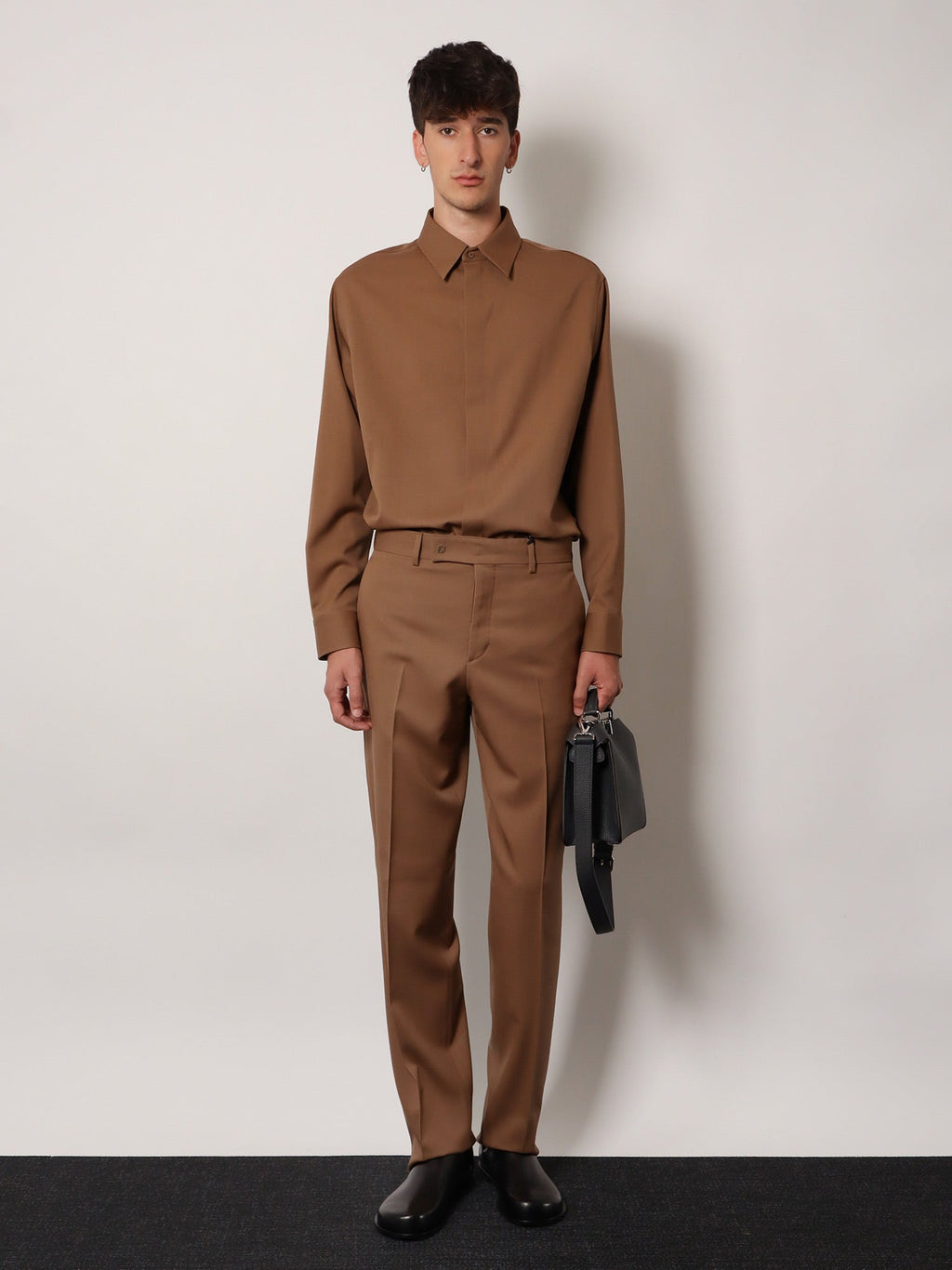 Virgin wool trousers