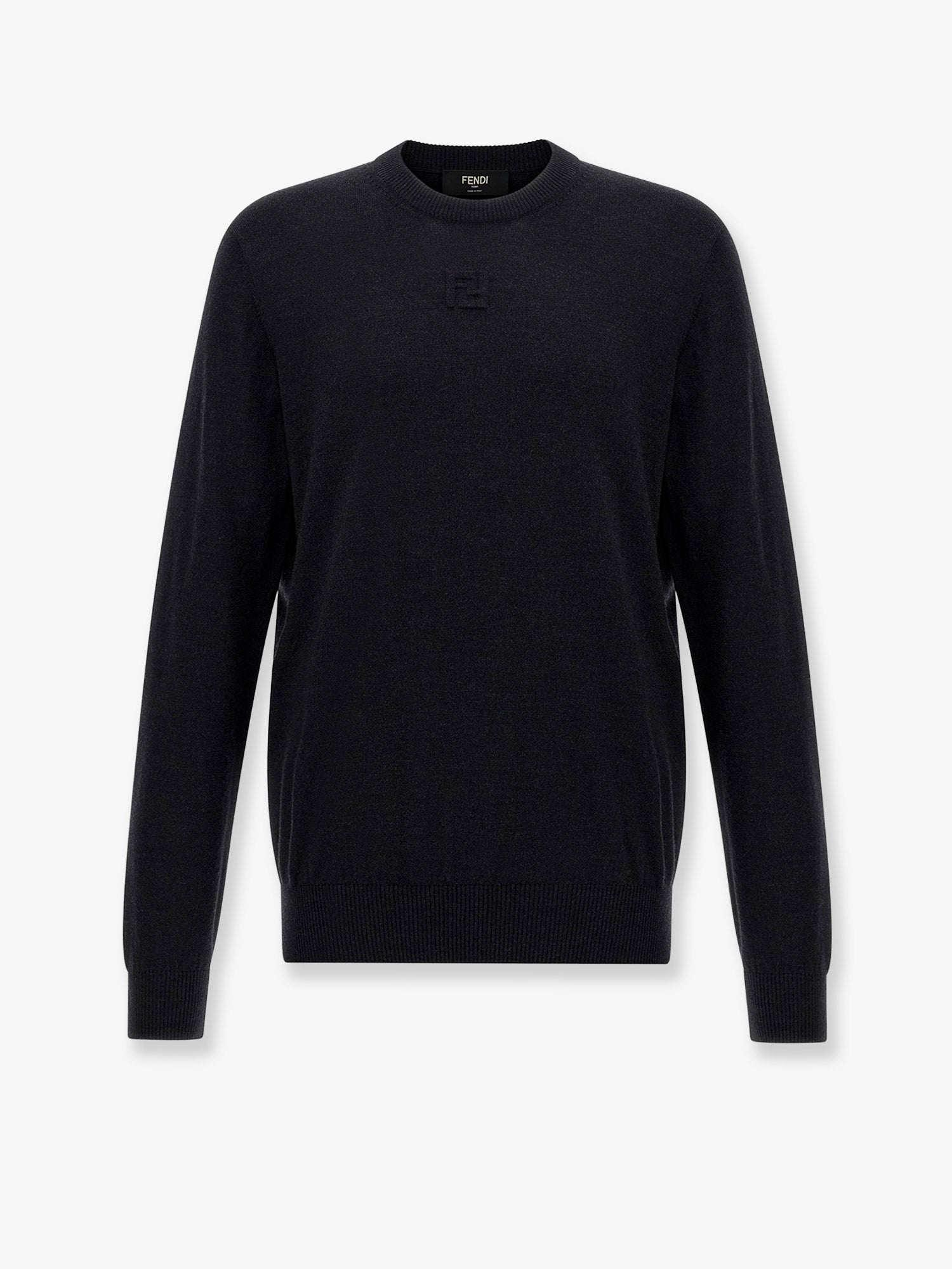 Wool sweater with FF detail