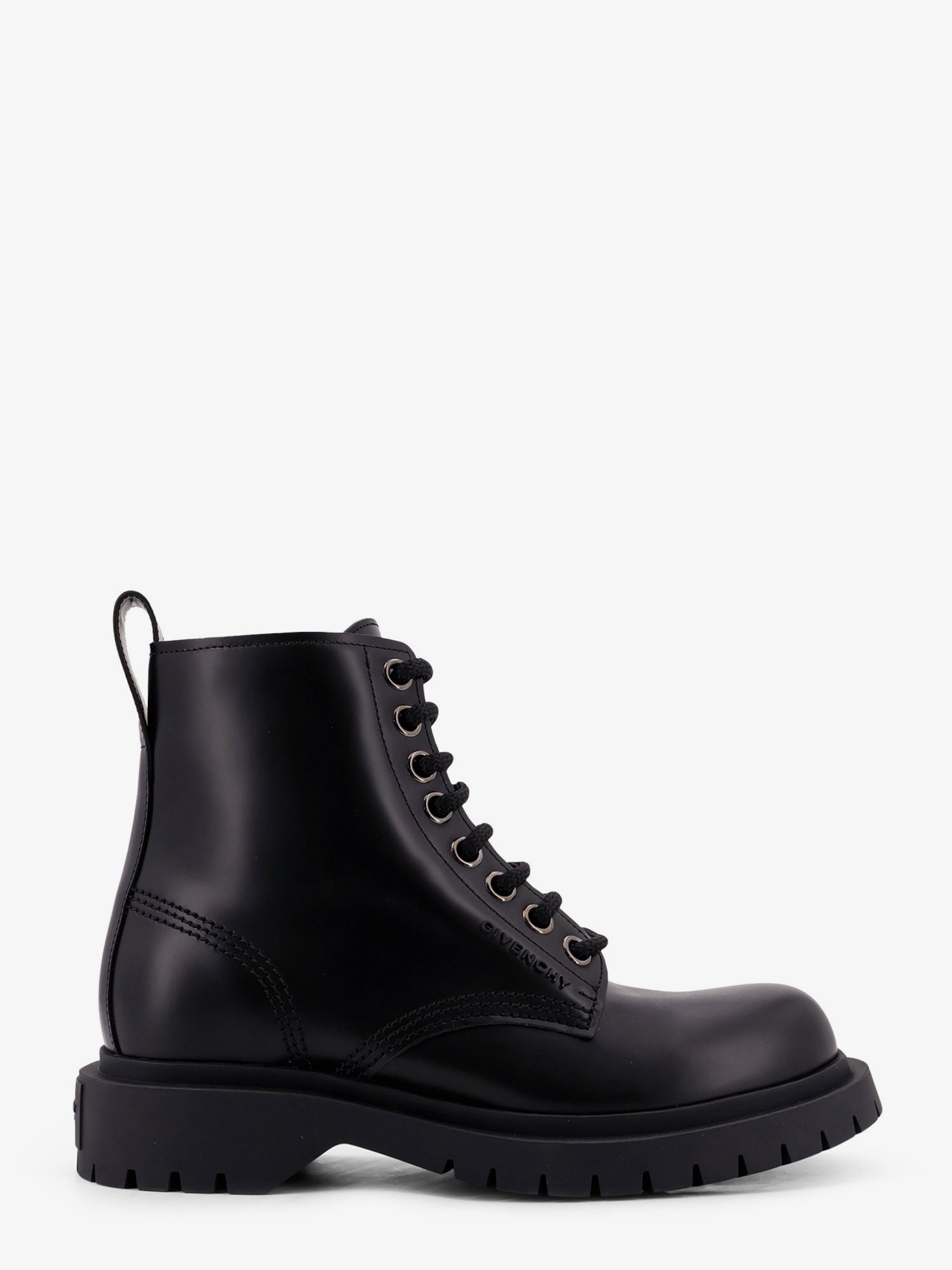 Leather ankle boots