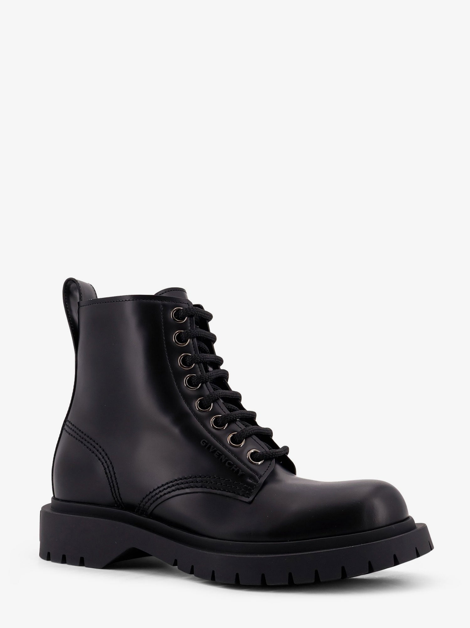 Leather ankle boots