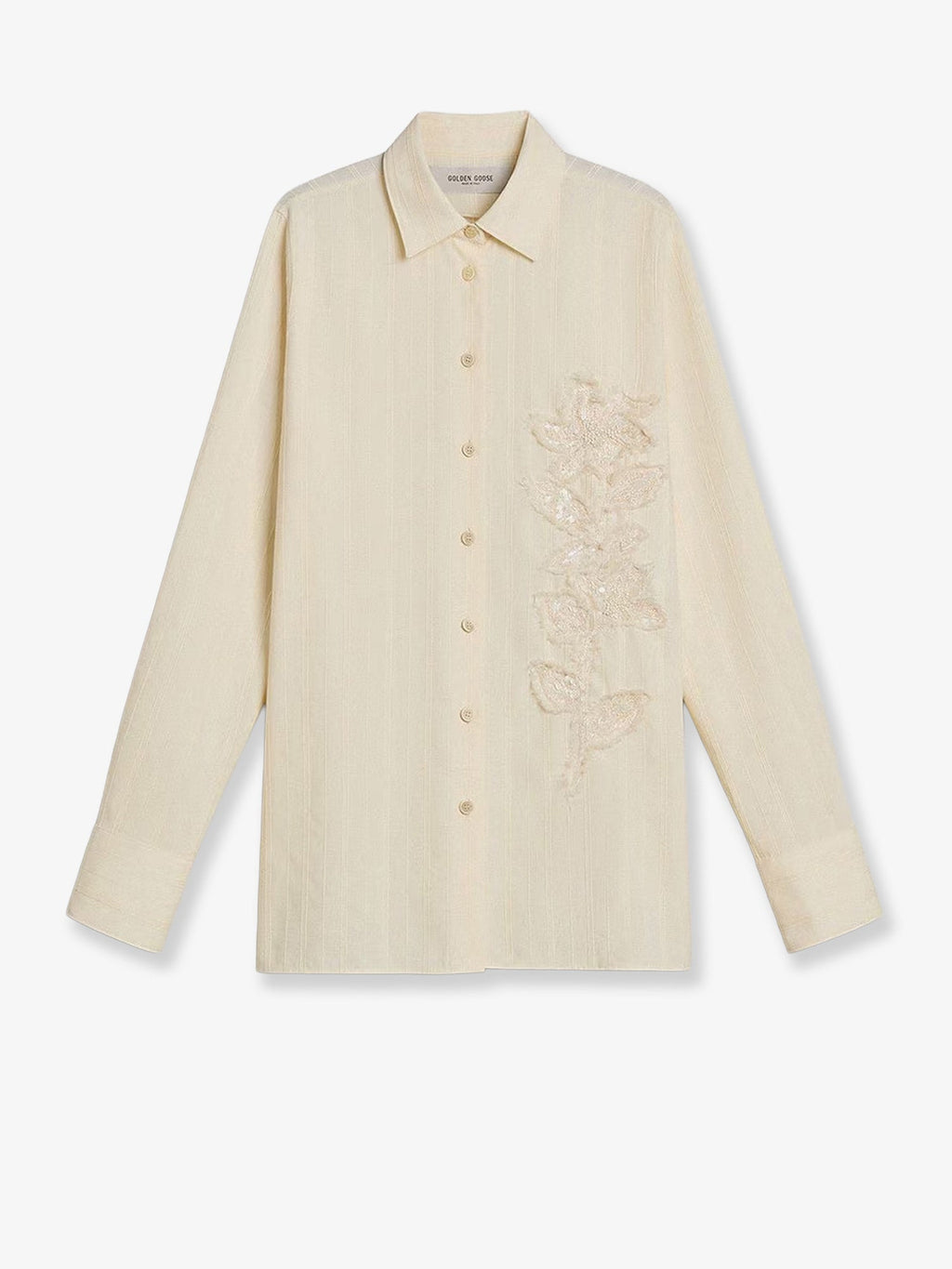 Cotton shirt with sequins