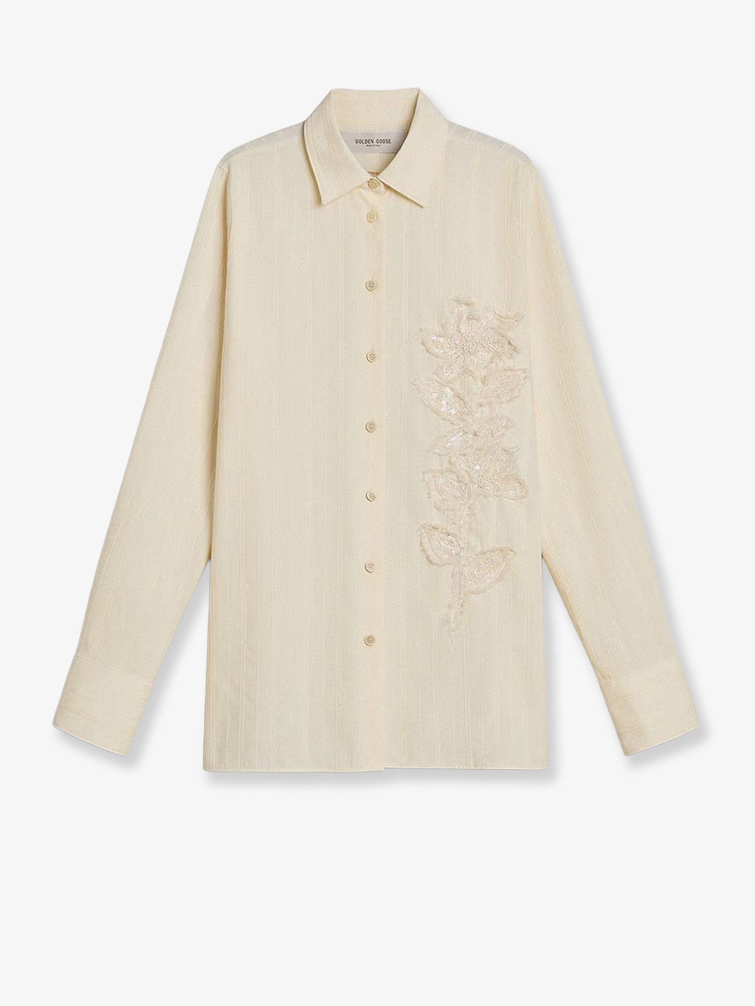 Cotton shirt with sequins