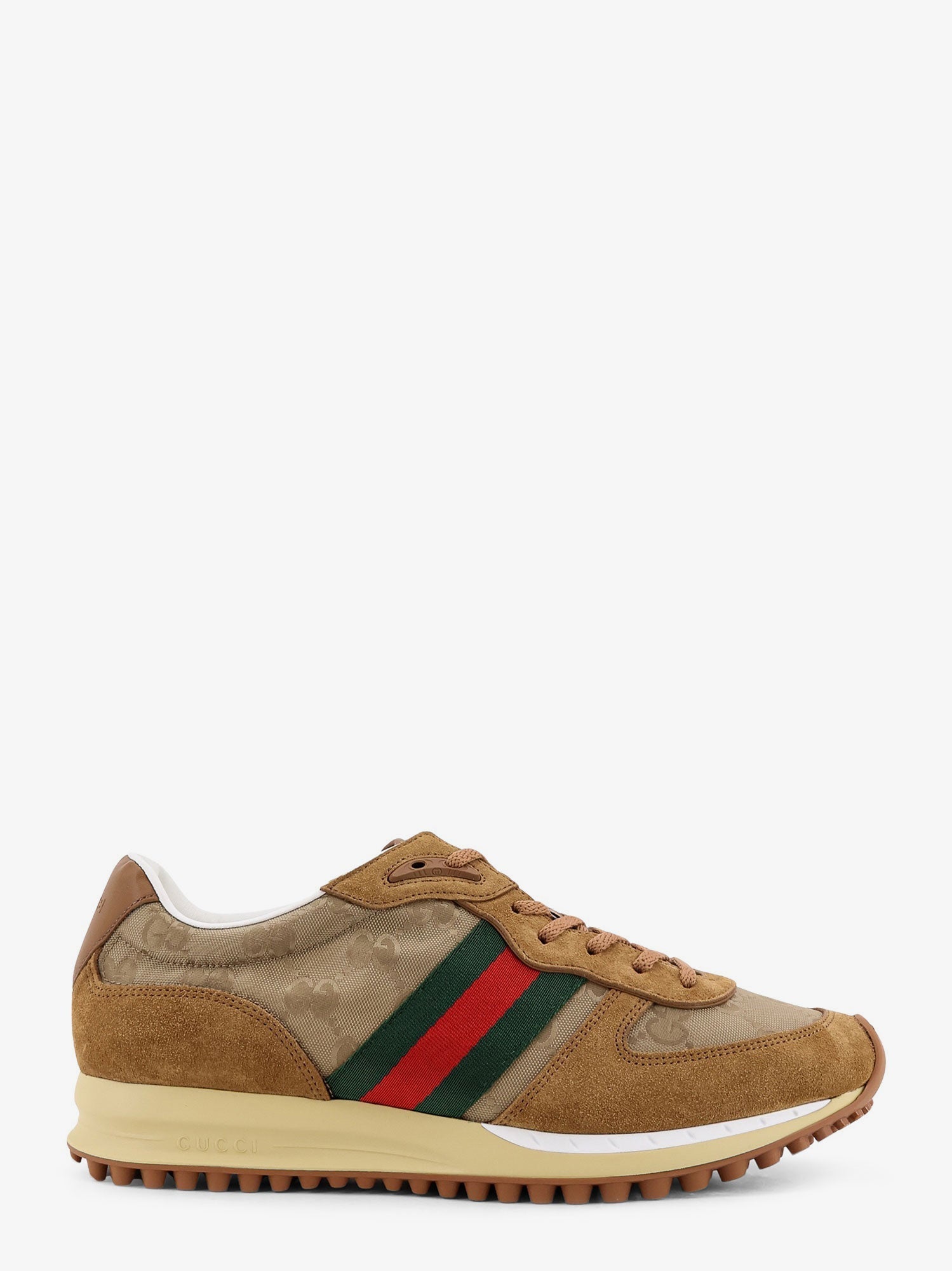 Re-Motion GG nylon and suede sneakers