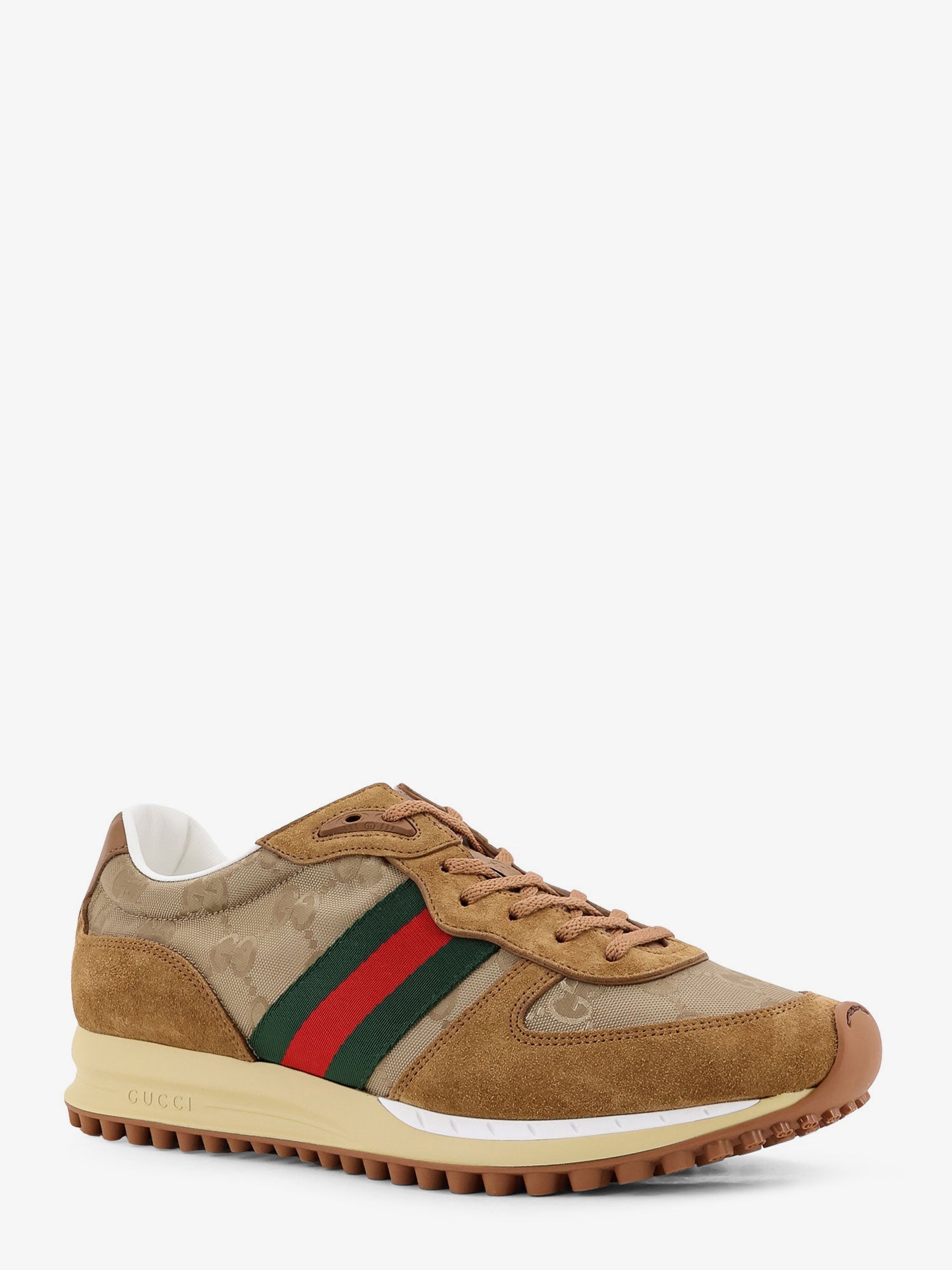 Re-Motion GG nylon and suede sneakers