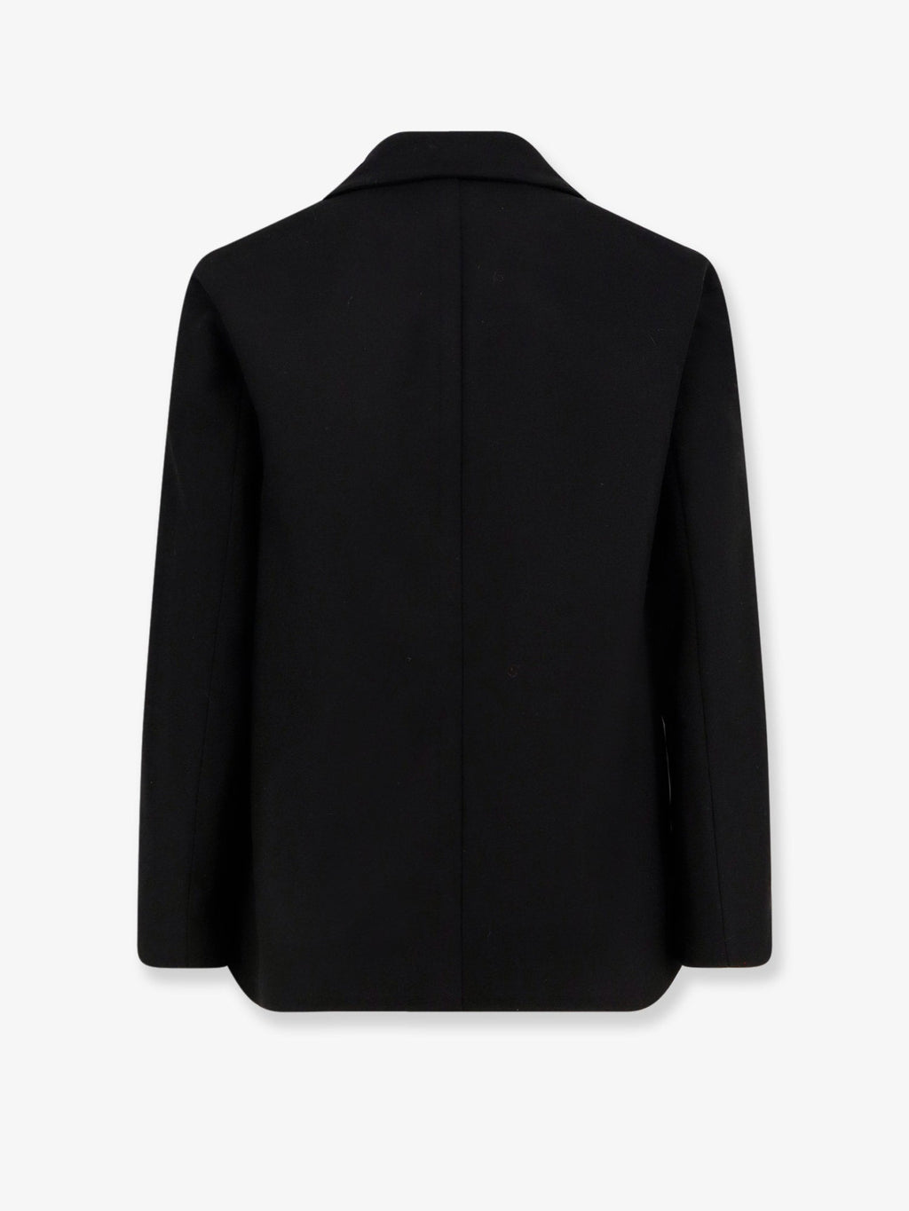 Trani double-breasted wool blend coat