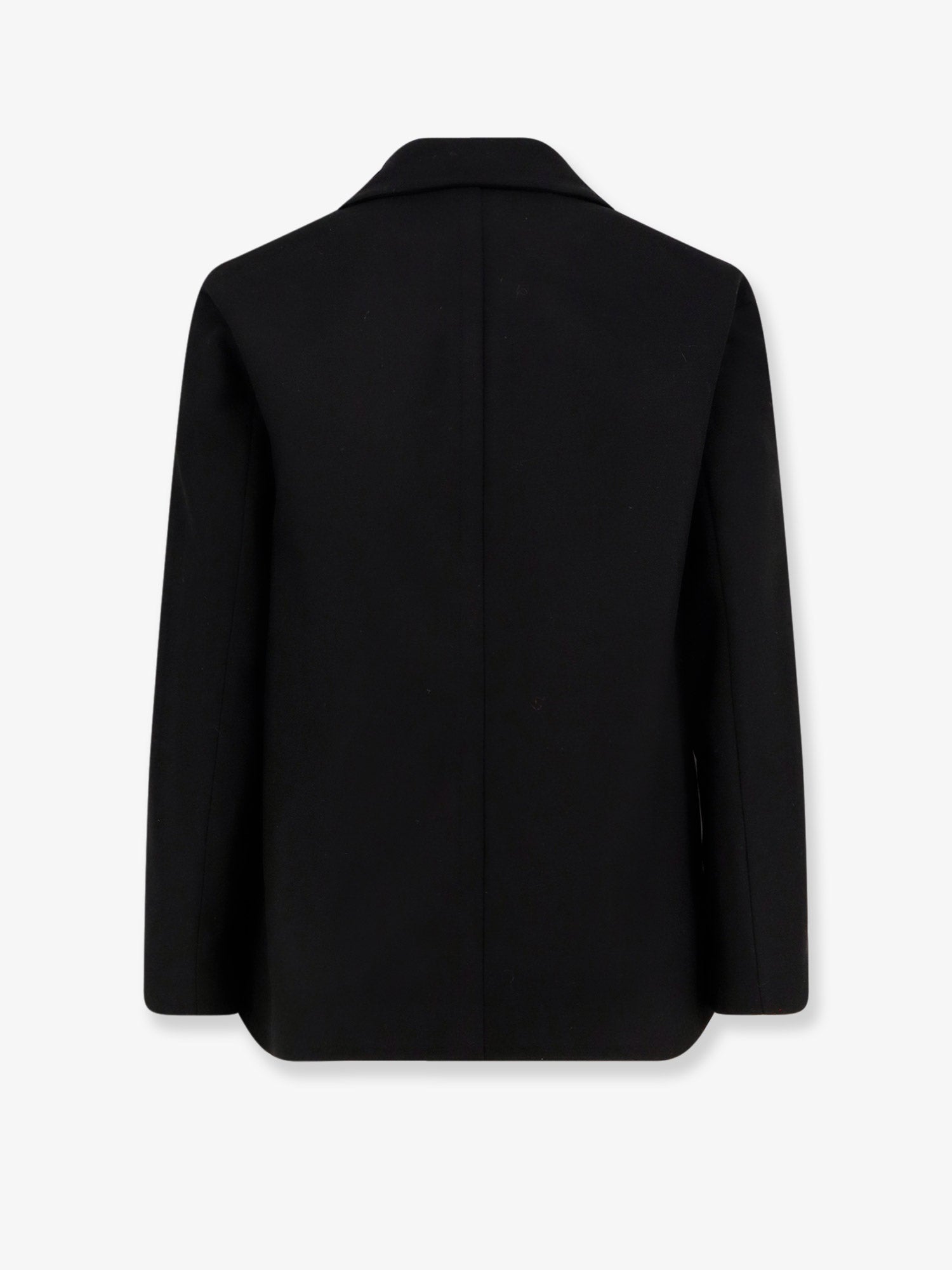 Trani double-breasted wool blend coat