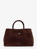 Le Cambon 35 suede shoulder bag