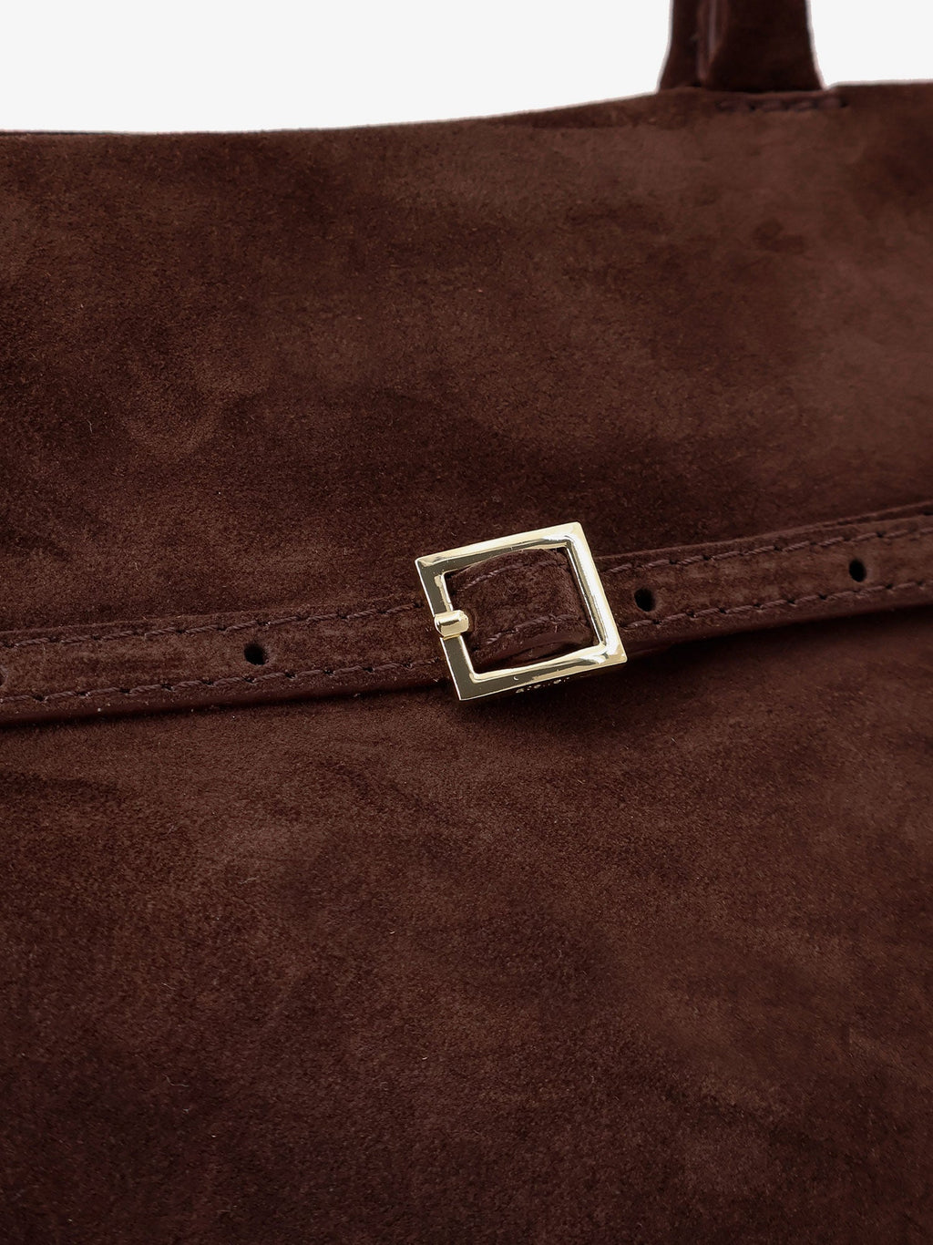 Le Cambon 35 suede shoulder bag
