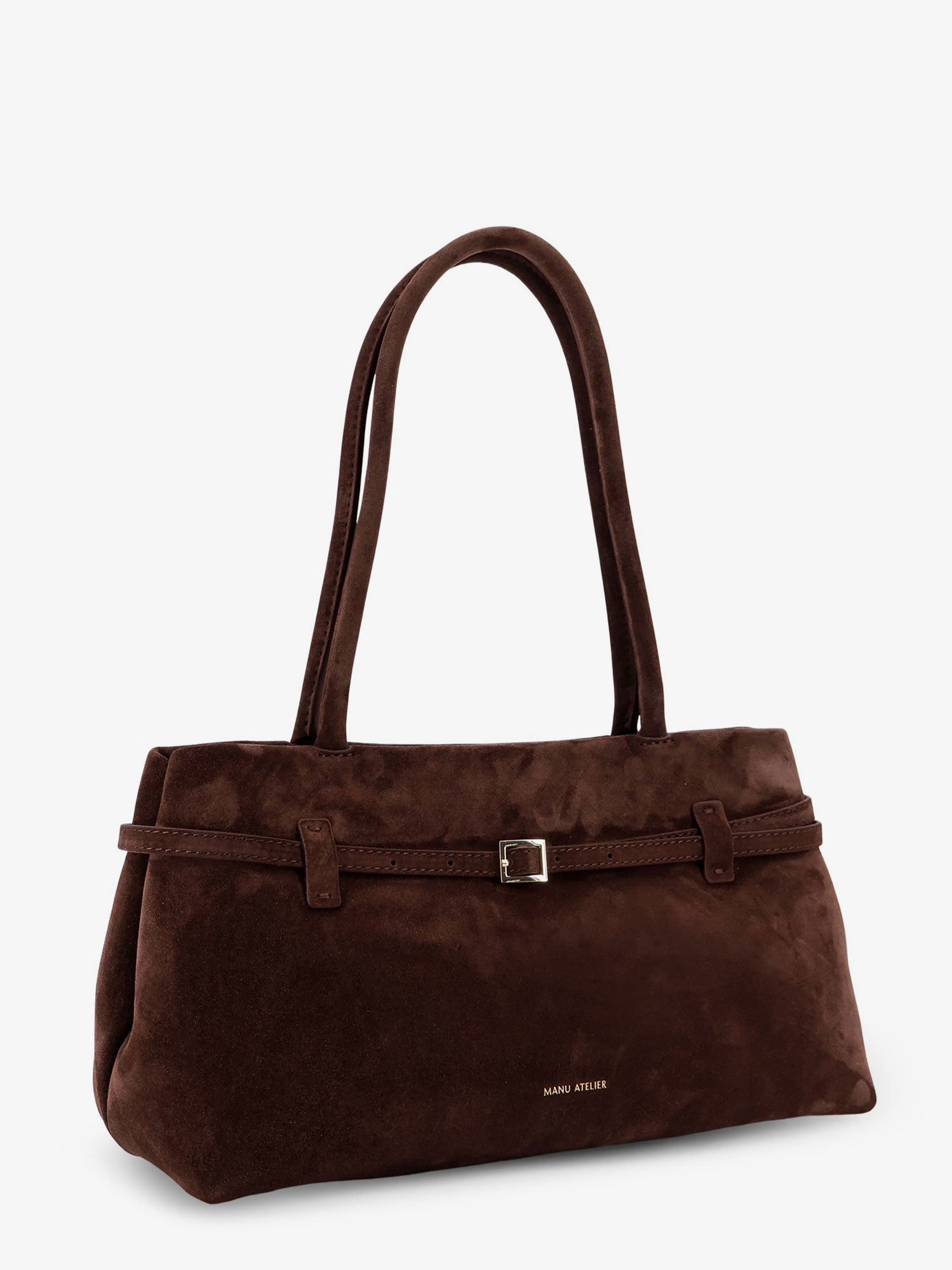 Le Cambon East West suede shoulder bag