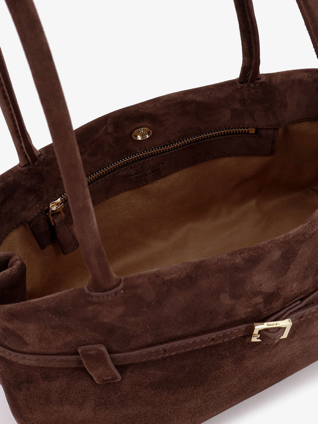 Le Cambon East West suede shoulder bag