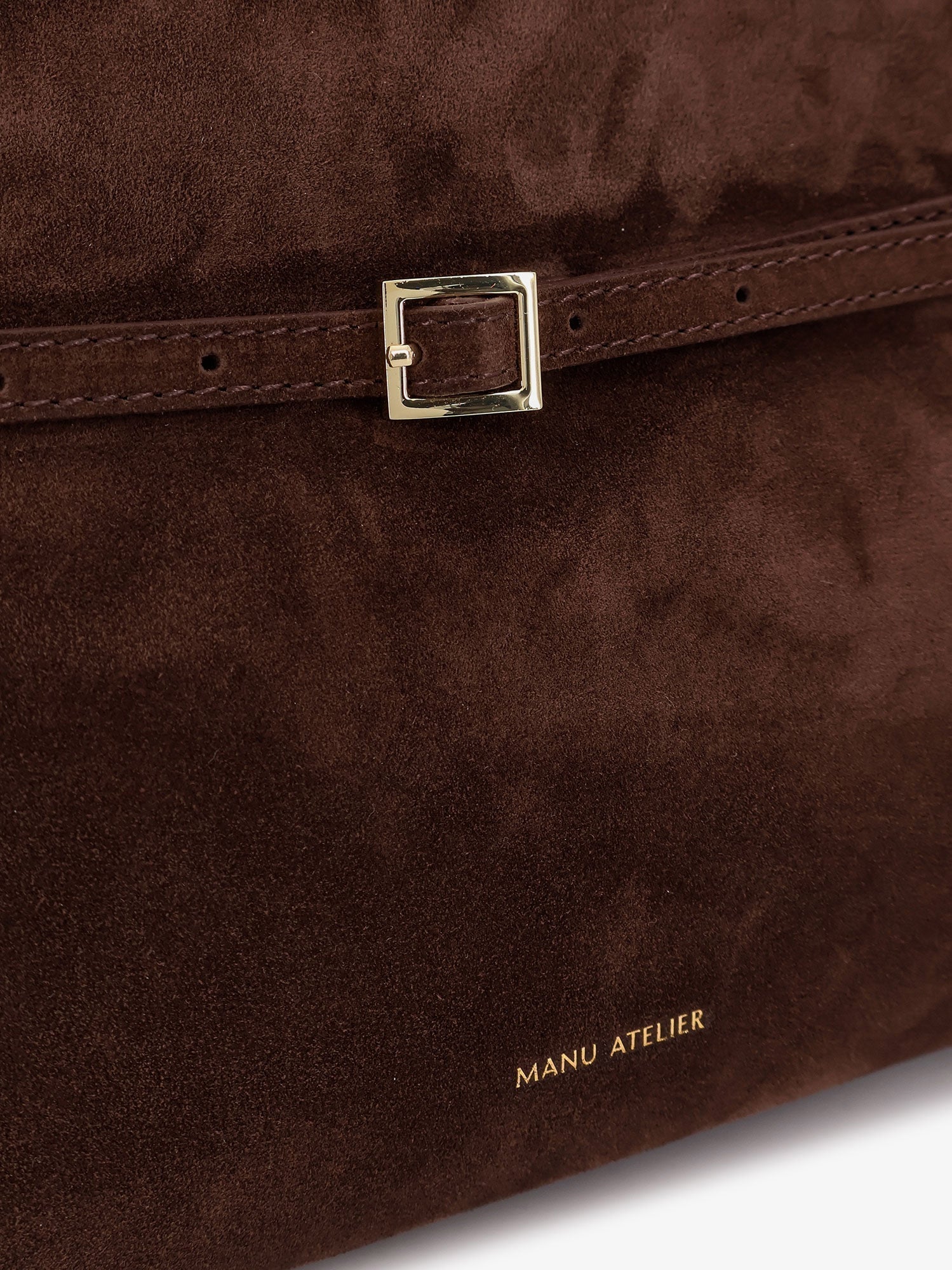 Le Cambon East West suede shoulder bag