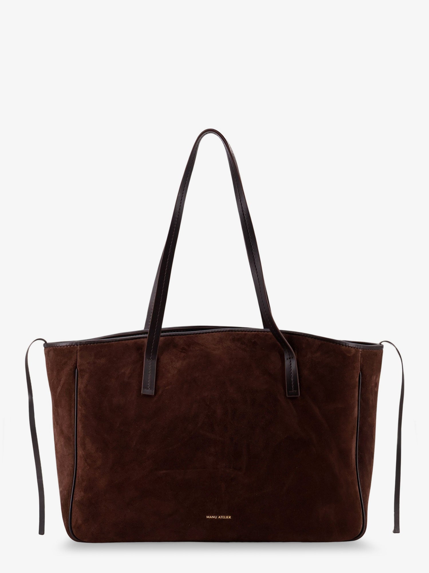XL Du Jour suede shoulder bag