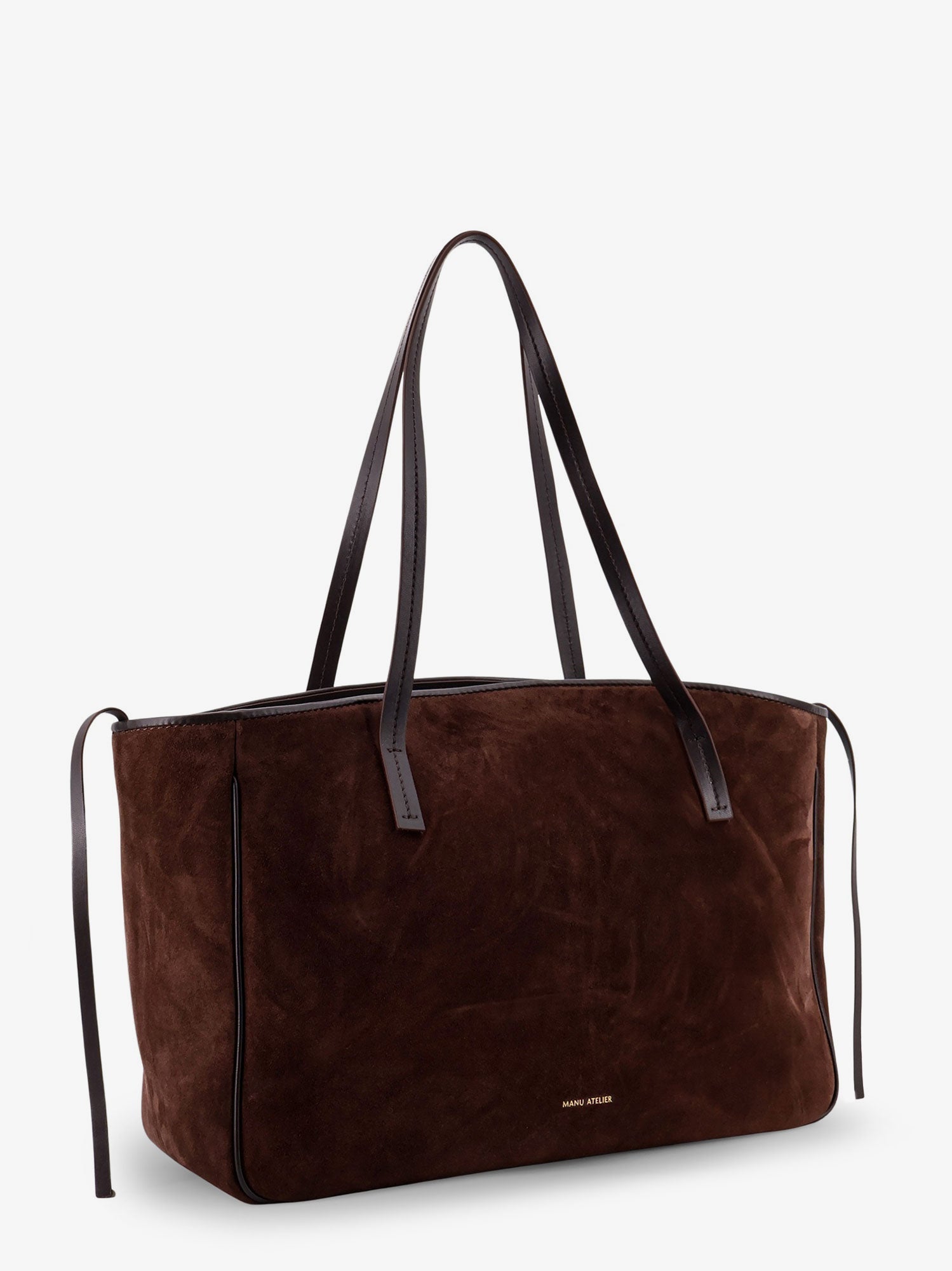 XL Du Jour suede shoulder bag