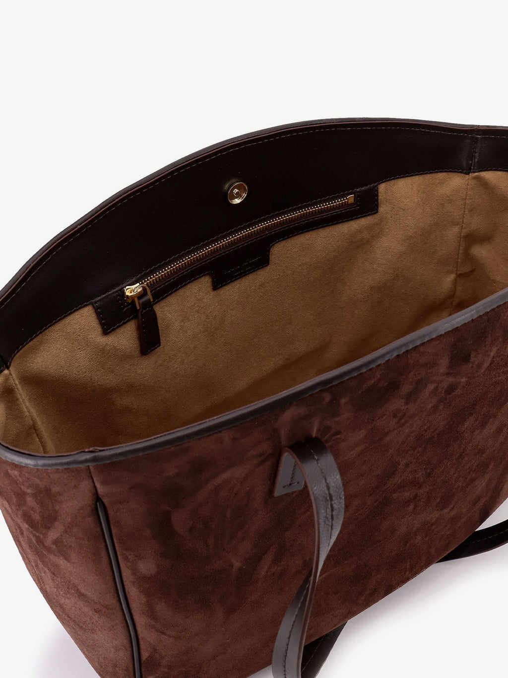 XL Du Jour suede shoulder bag