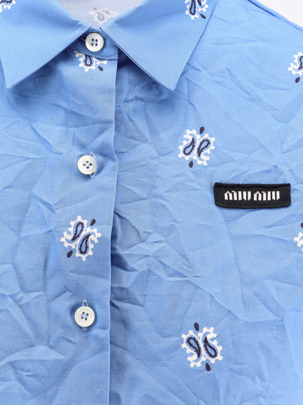 Bandana cotton and linen shirt