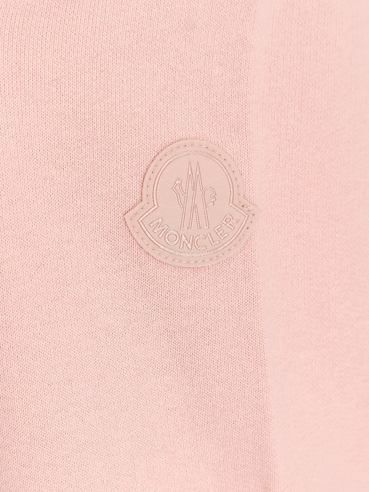 Cotton sweatshirt with Logo patch