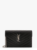 Envelope leather shoulder bag