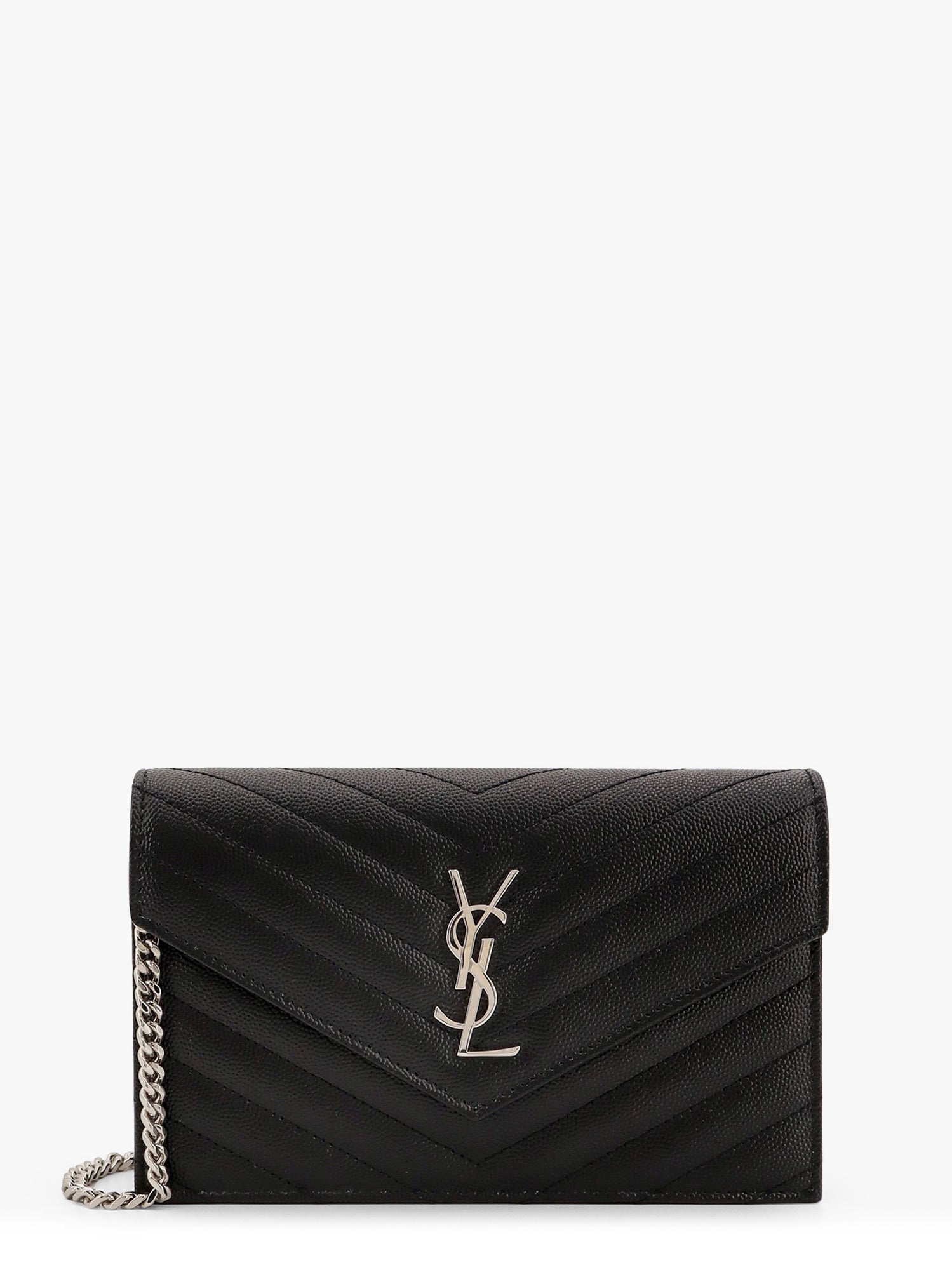 Envelope leather shoulder bag
