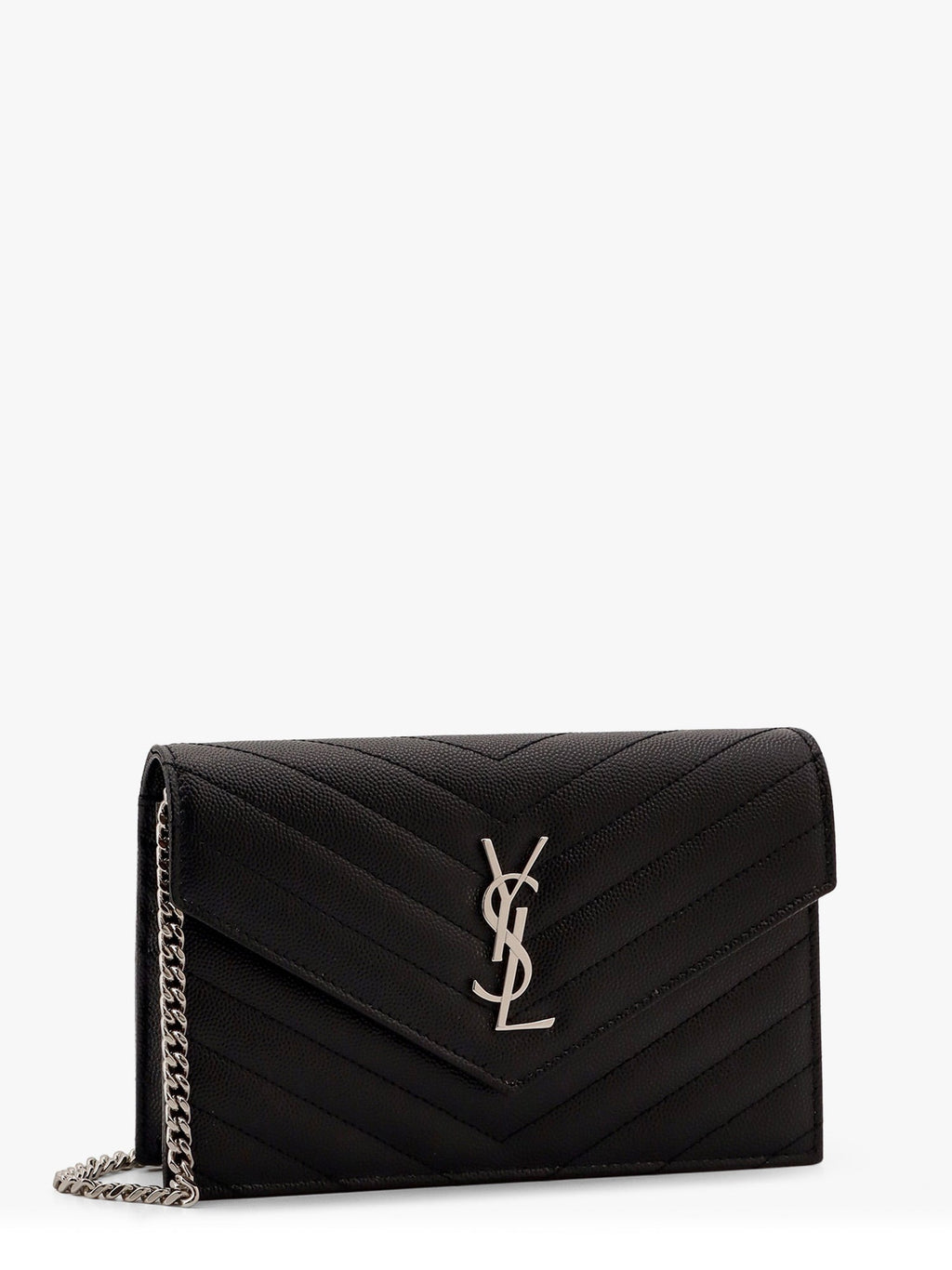 Envelope leather shoulder bag