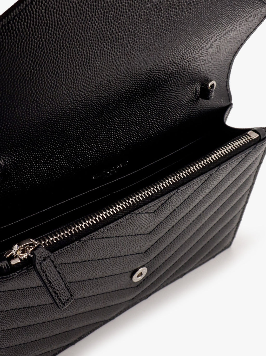 Envelope leather shoulder bag